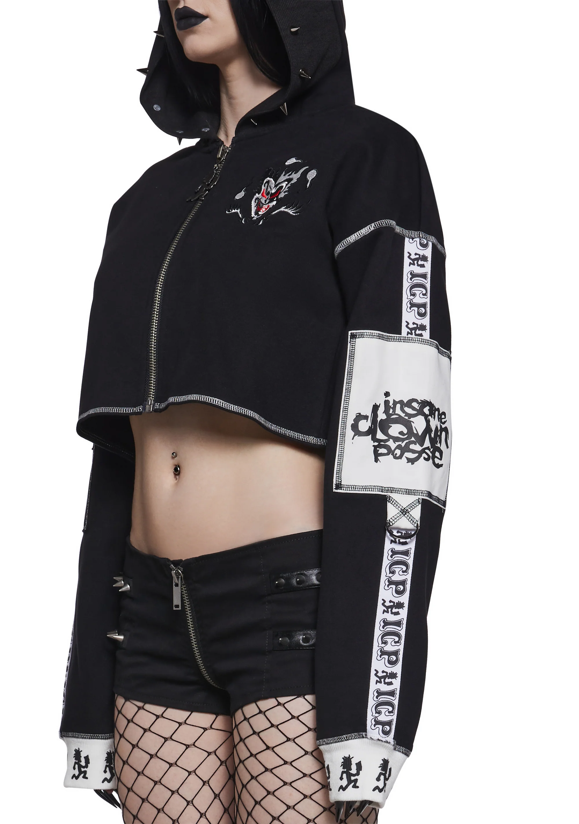 Boogie Woogie Wu Cropped Hoodie - Image 8