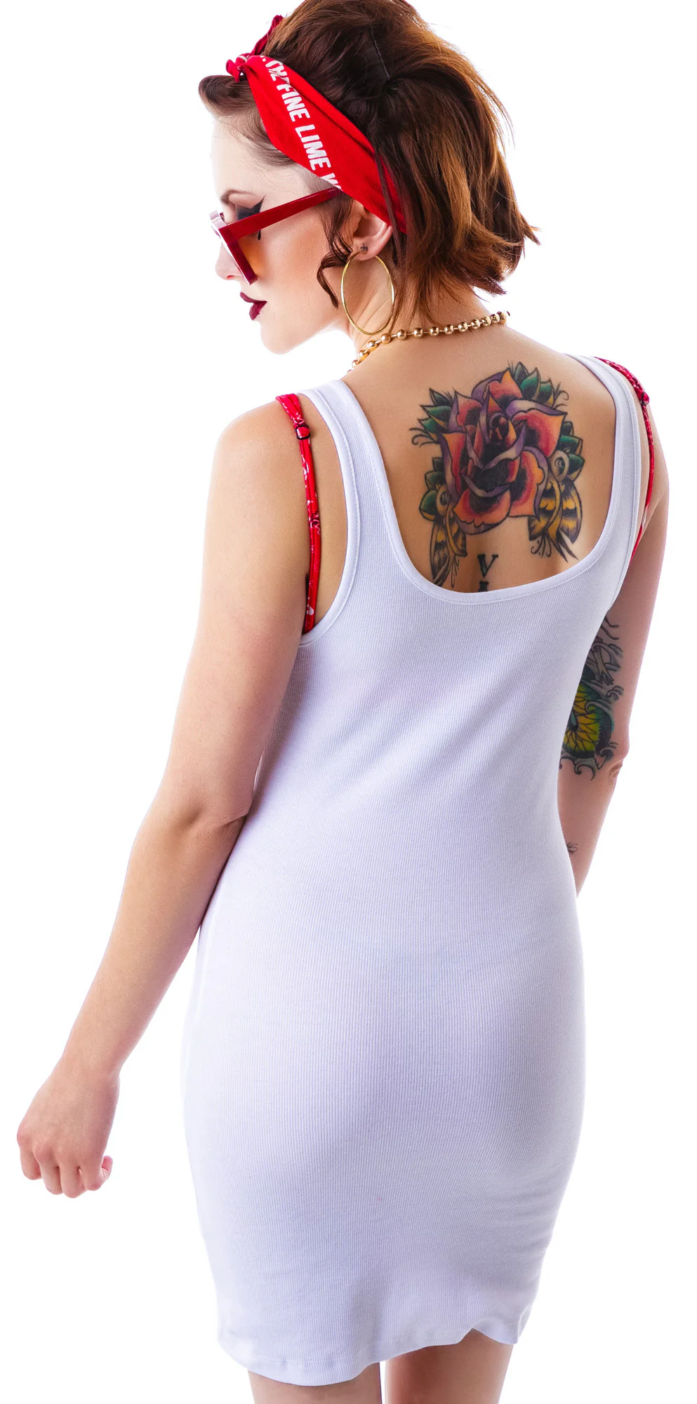Boy Beater Ribbed Tank Dress - Image 4