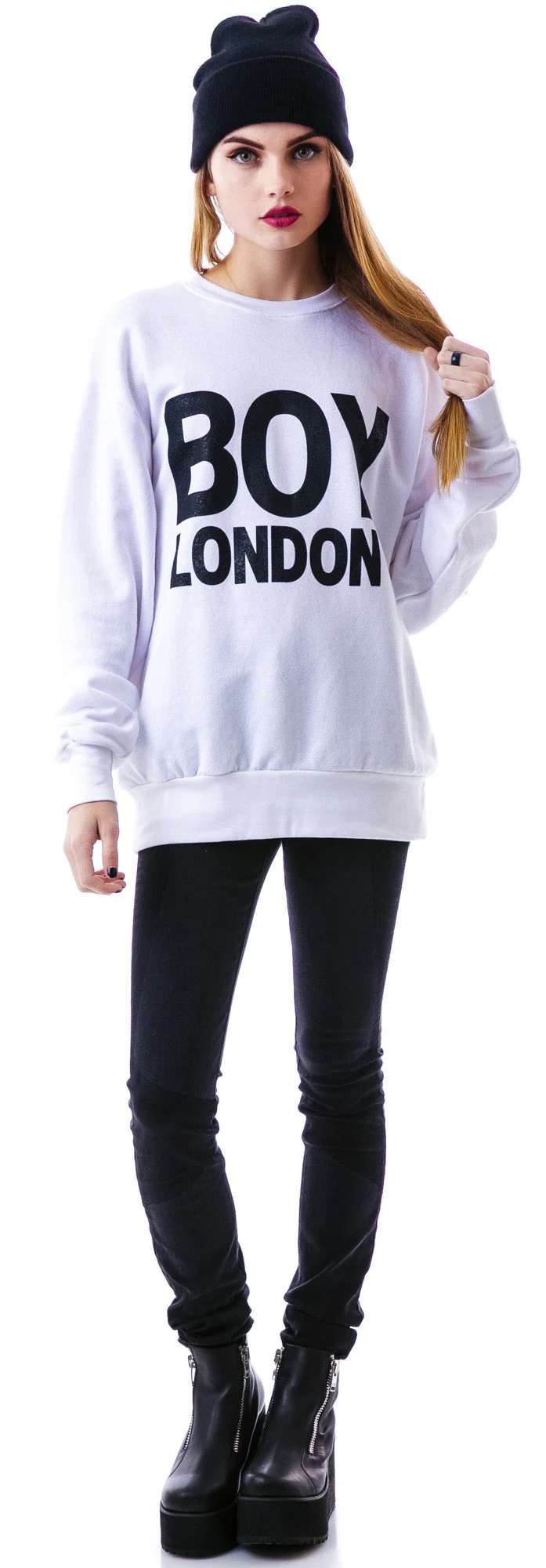 BOY London Pullover Sweater - Black - Image 5