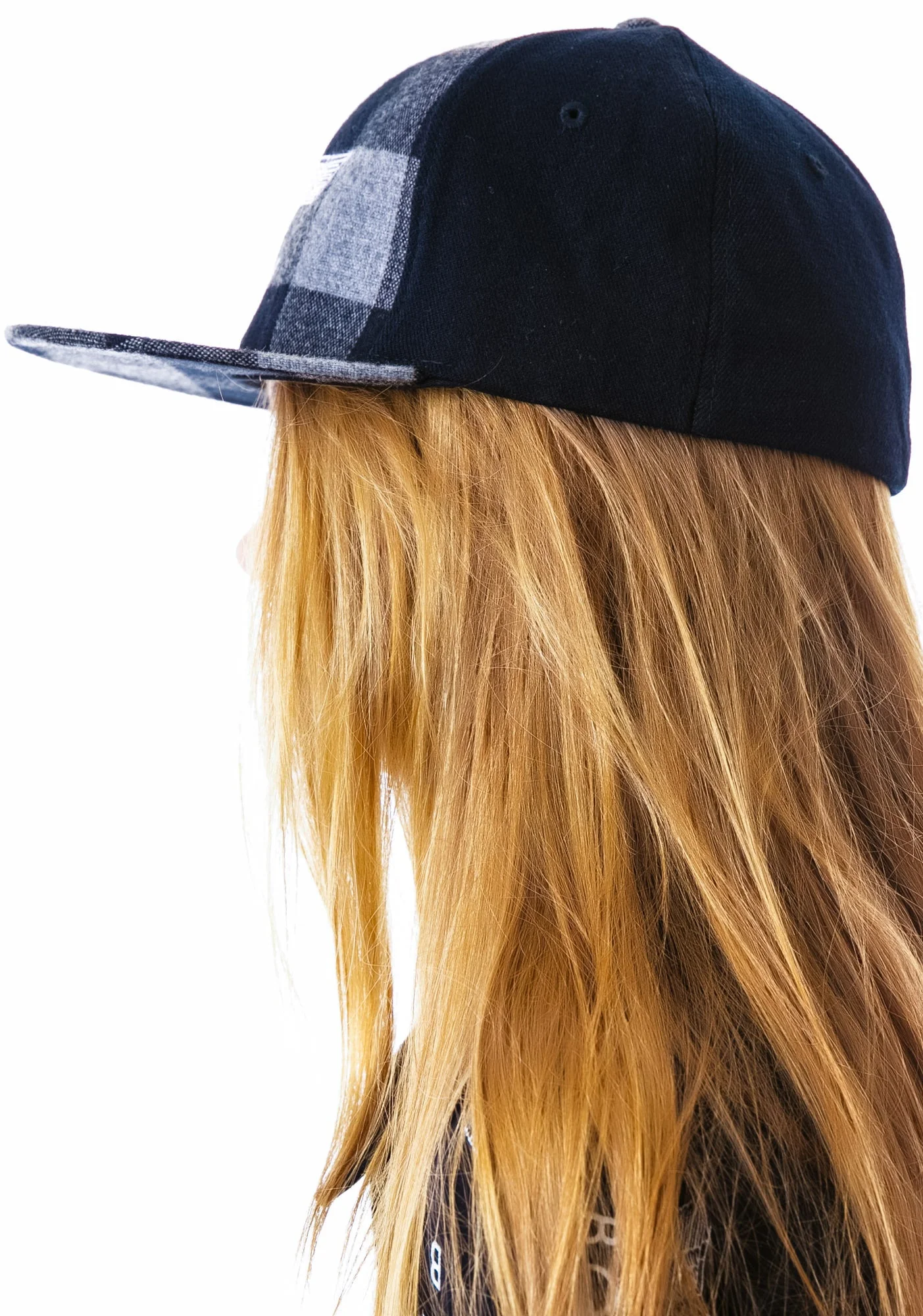 BOY Plaid Cap - Gray - Image 9