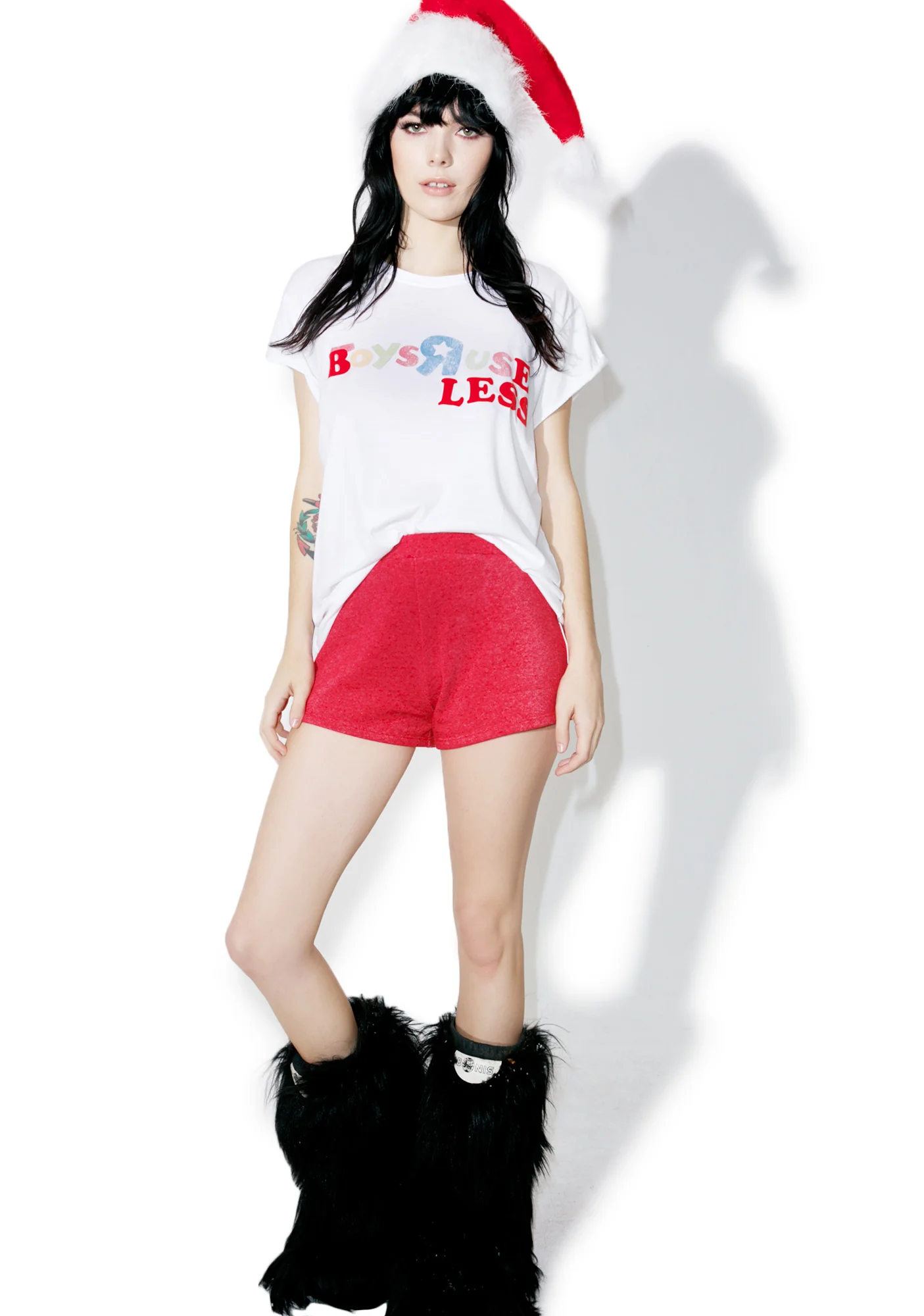 Boys Are Useless Rolling Tee - Image 5
