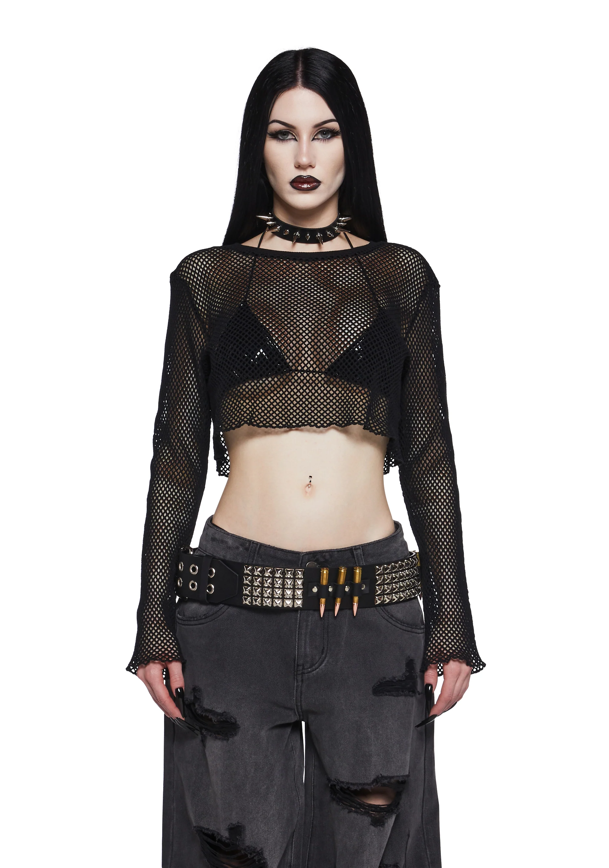 Brass .308 Bullet Studded Belt - Image 3