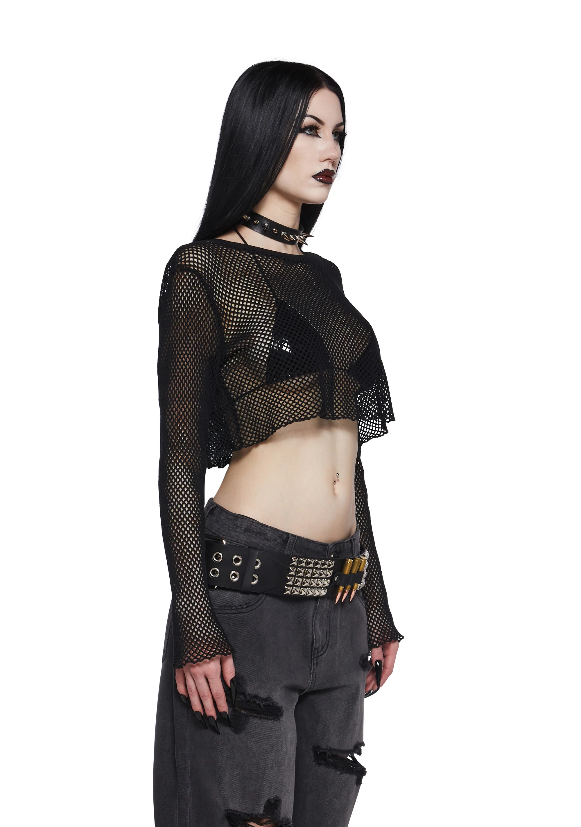 Brass .308 Bullet Studded Belt - Image 4