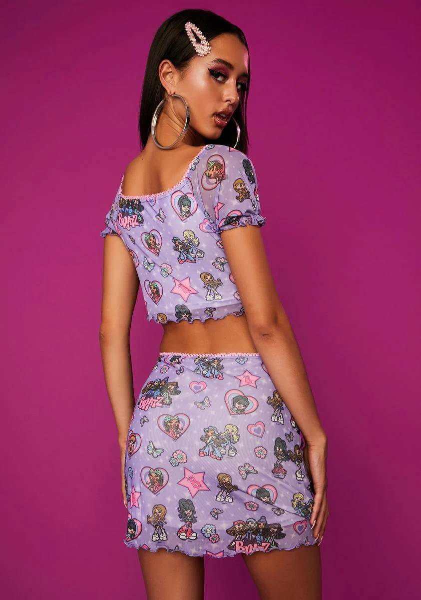 Bratty Since Birth Mesh Skirt - Image 4