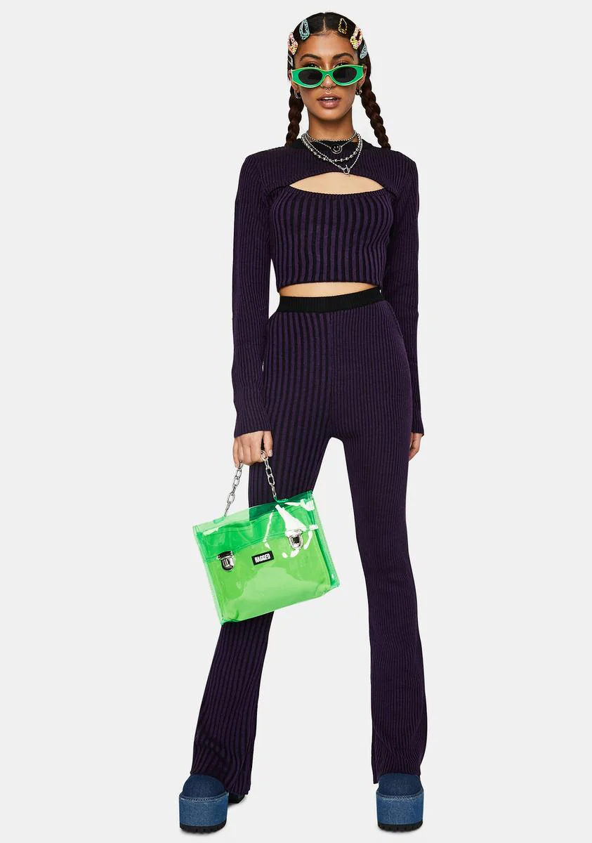 Breach Striped Crop Top - Image 3