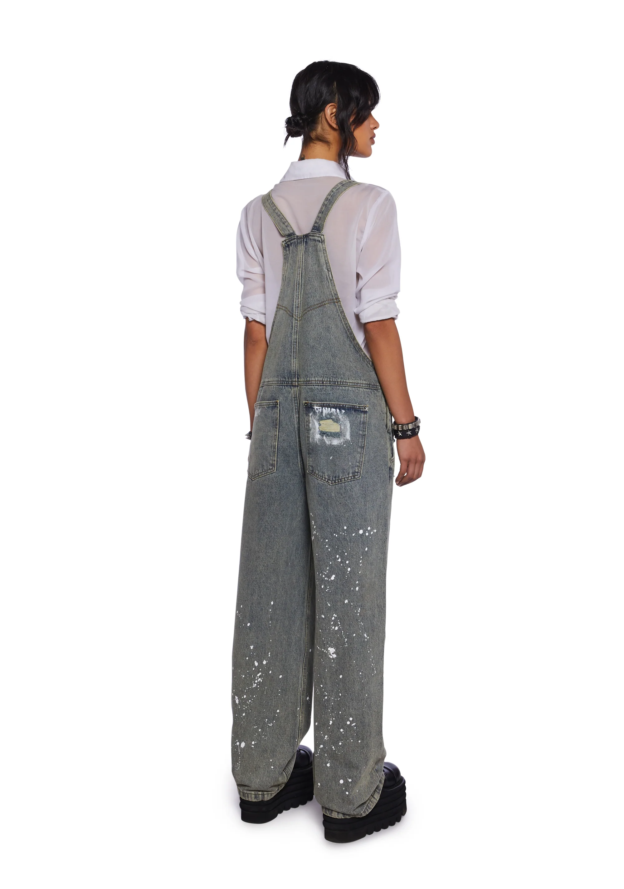 Break It Down Denim Overalls - Image 5