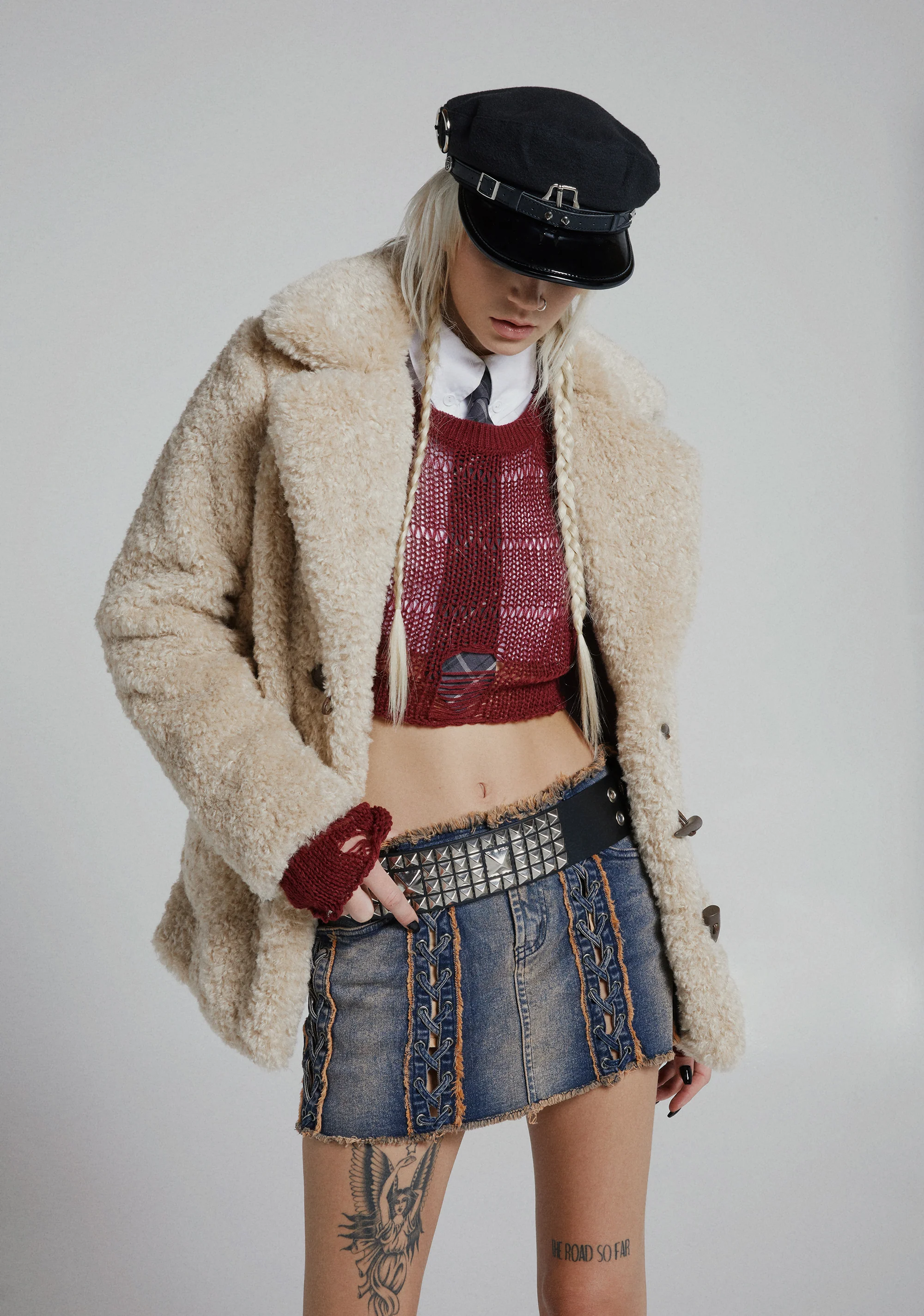 Breaking It All Denim Mini Skirt - Image 8
