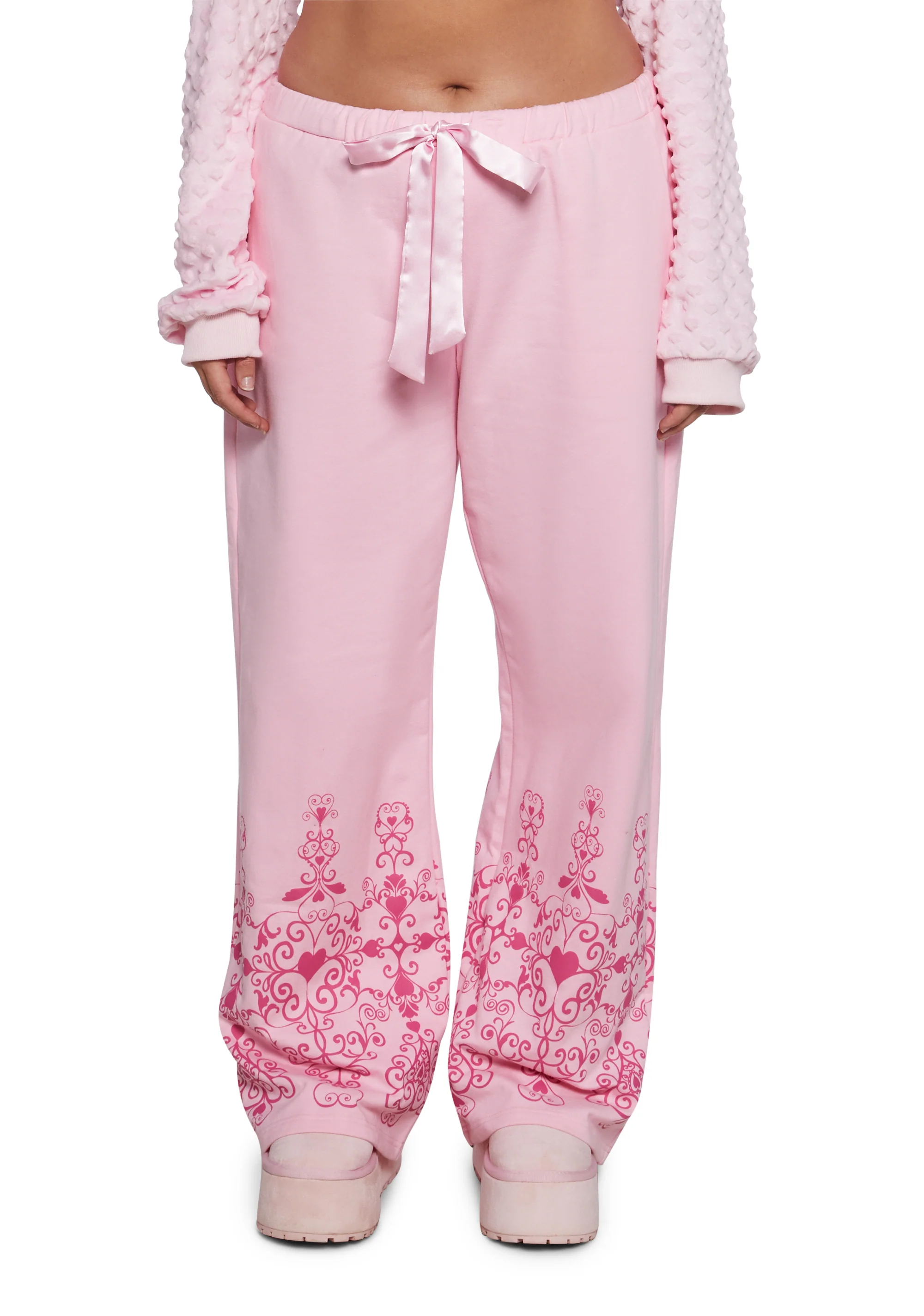 Breaking Your Heart Wide Leg Sweatpants - Image 3