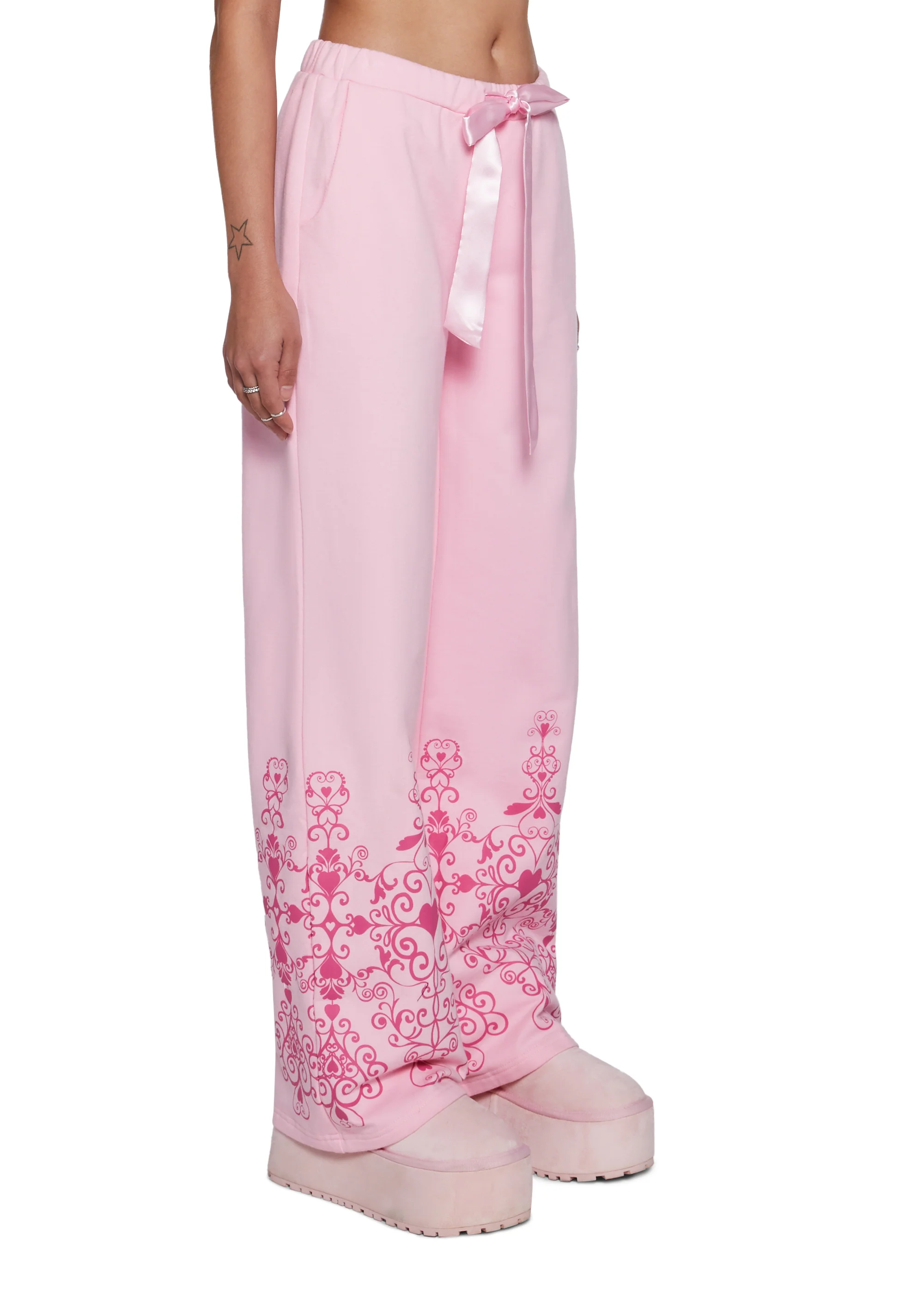 Breaking Your Heart Wide Leg Sweatpants - Image 4
