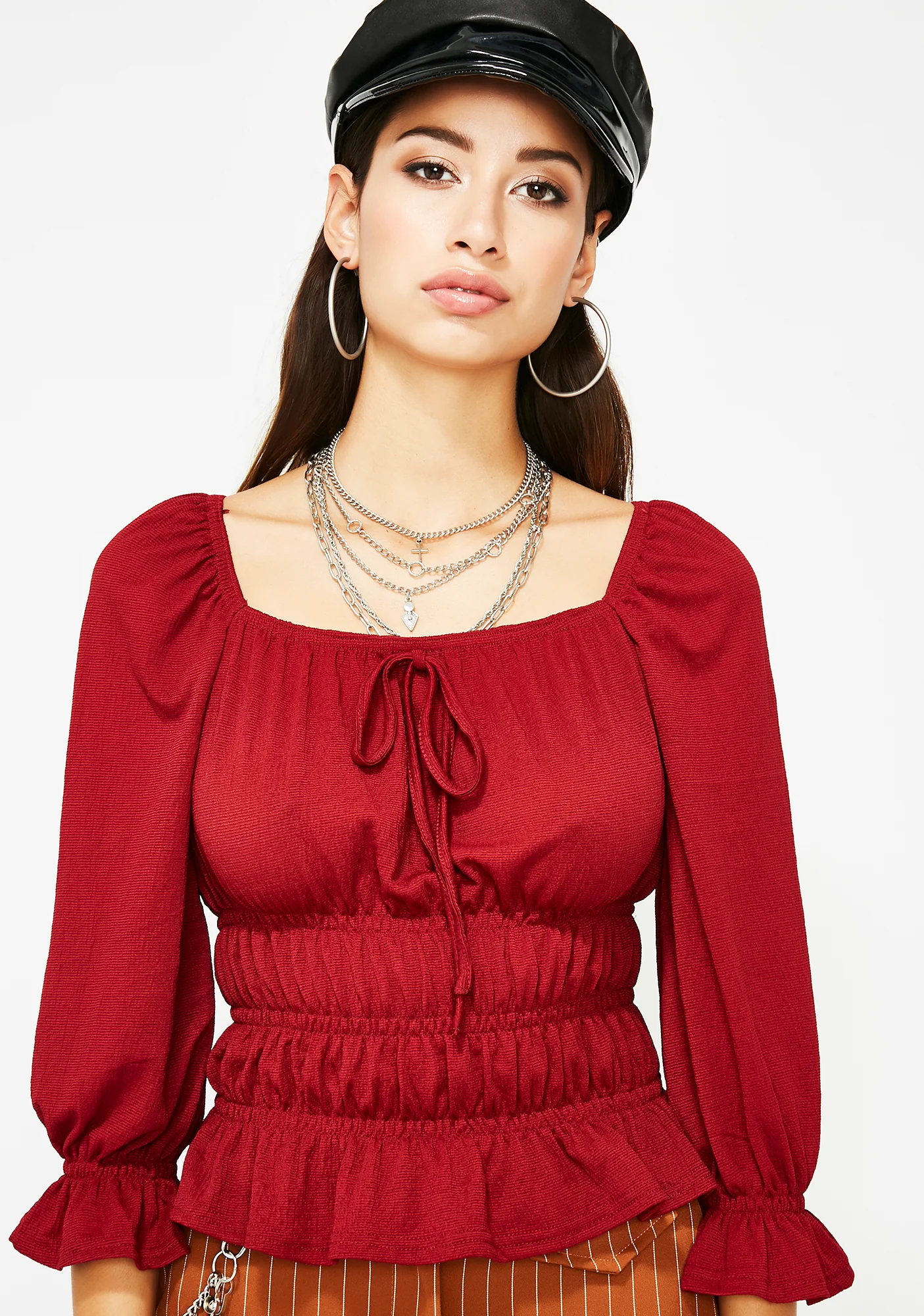 Breezy Babe Ruched Top - Image 3