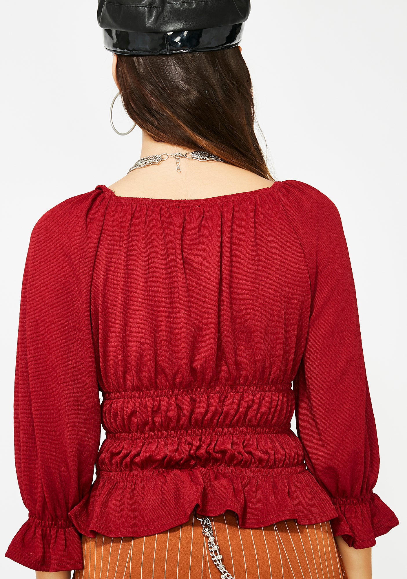 Breezy Babe Ruched Top - Image 4