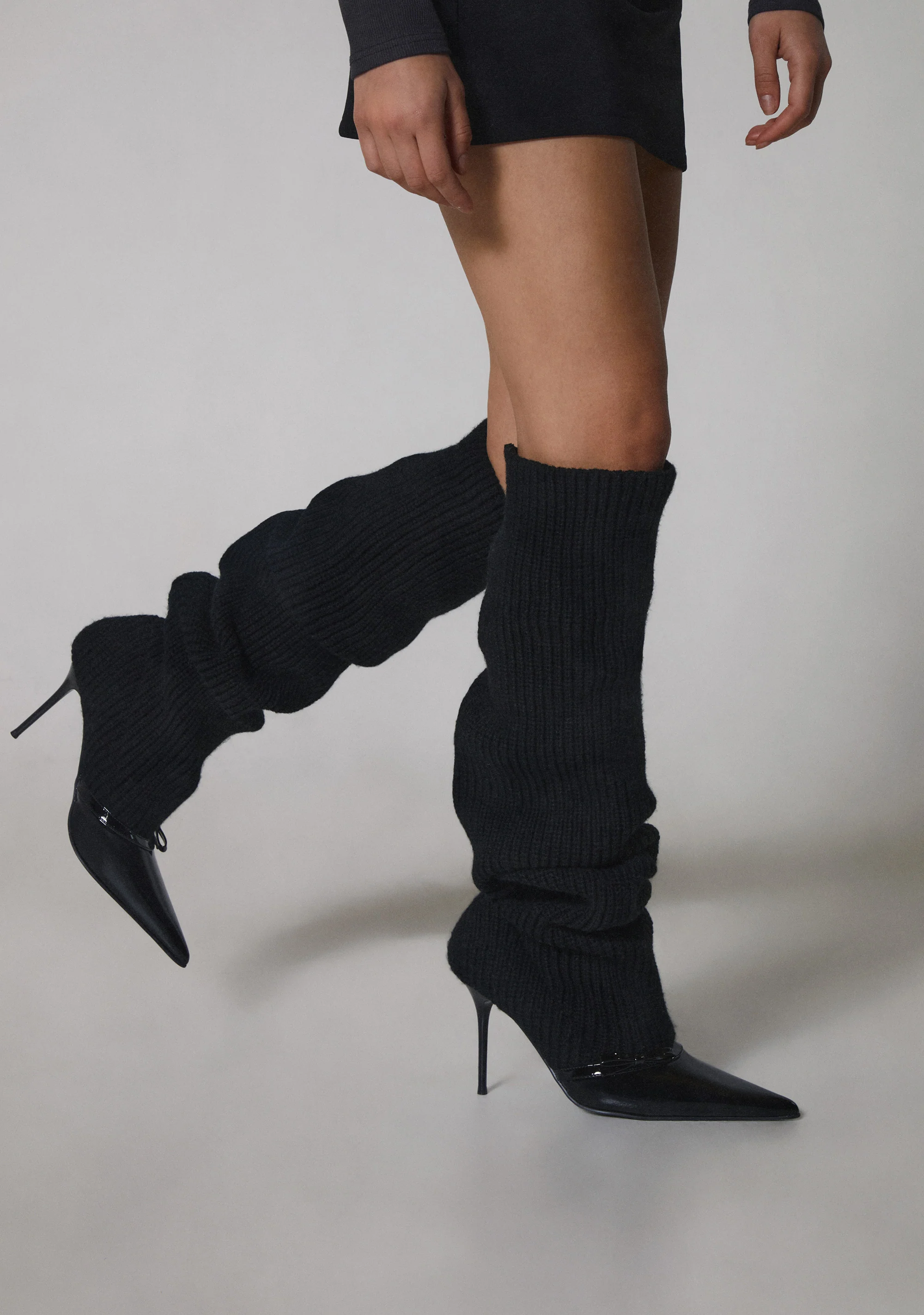 Hot Shot Knit Heeled Boots - Image 5