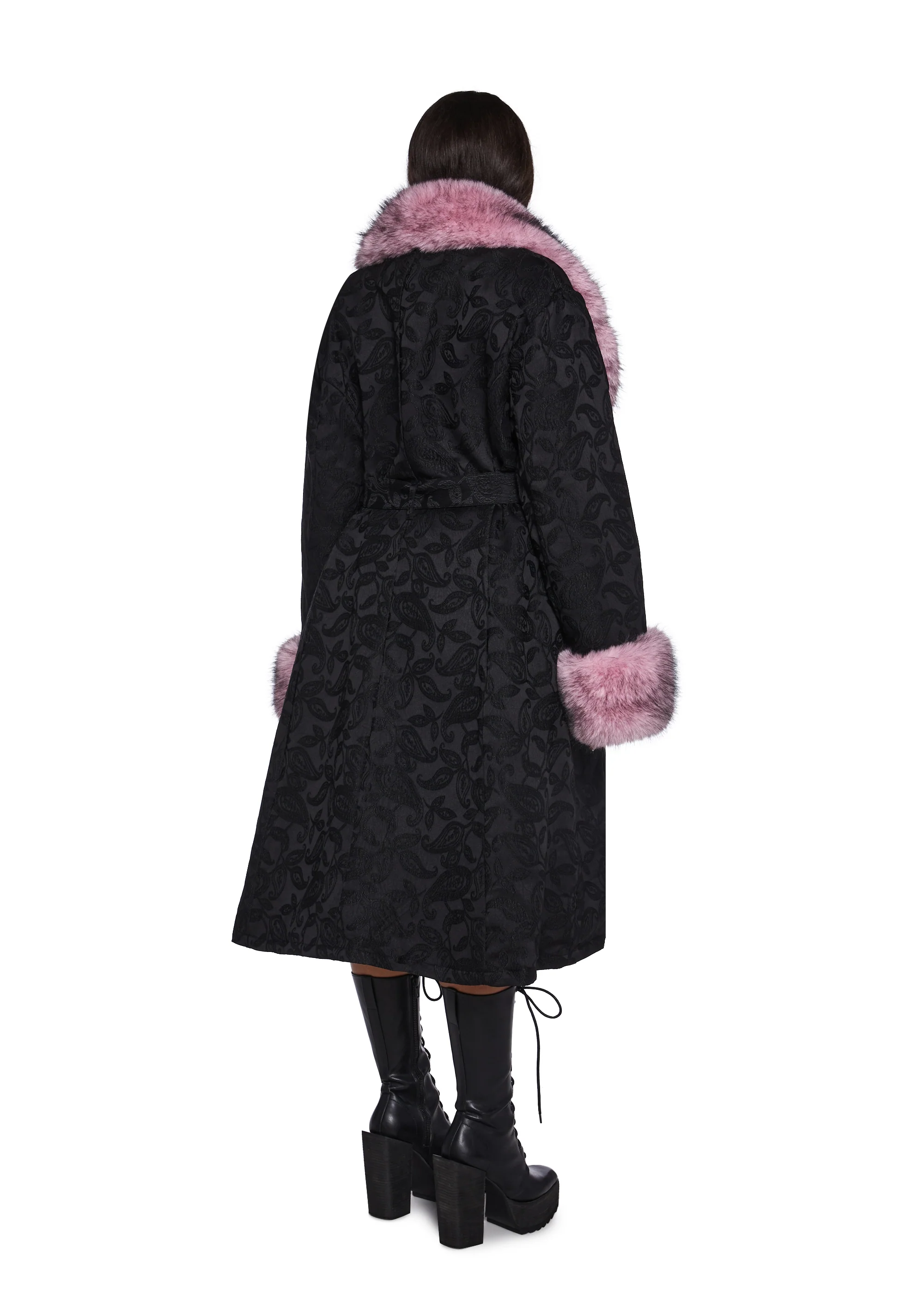 Regal Presence Brocade Coat - Image 10