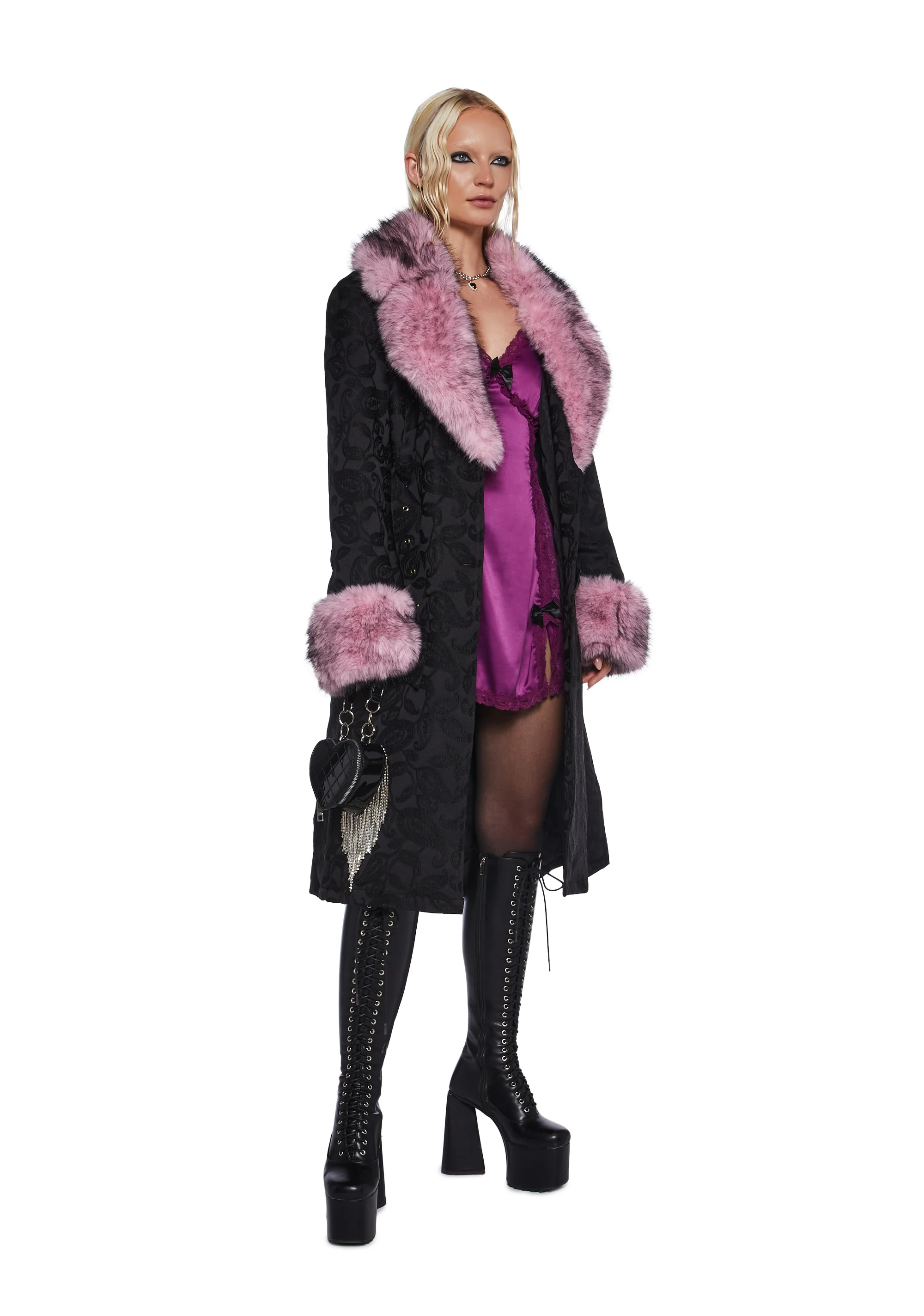 Regal Presence Brocade Coat - Image 5