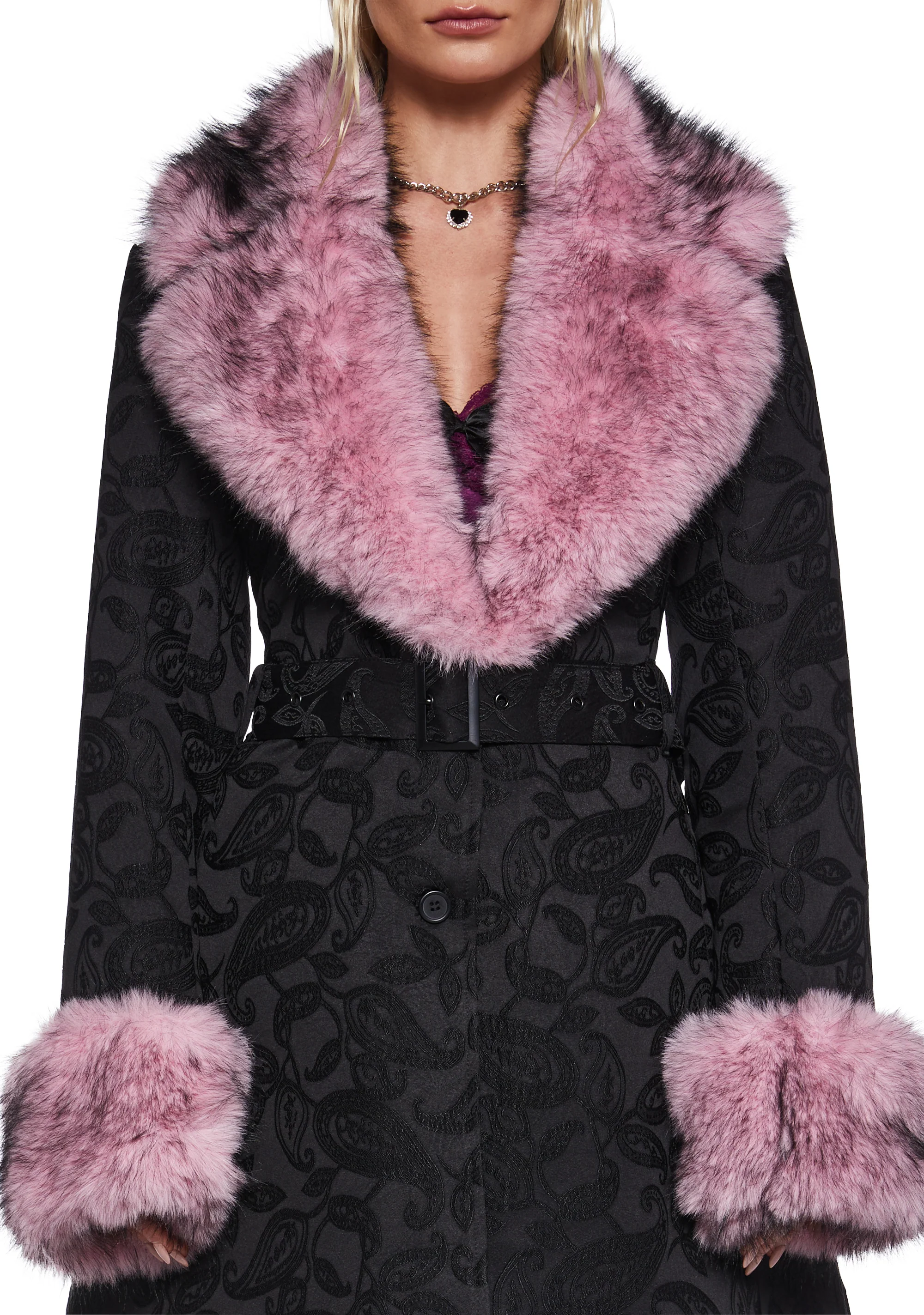 Regal Presence Brocade Coat - Image 7