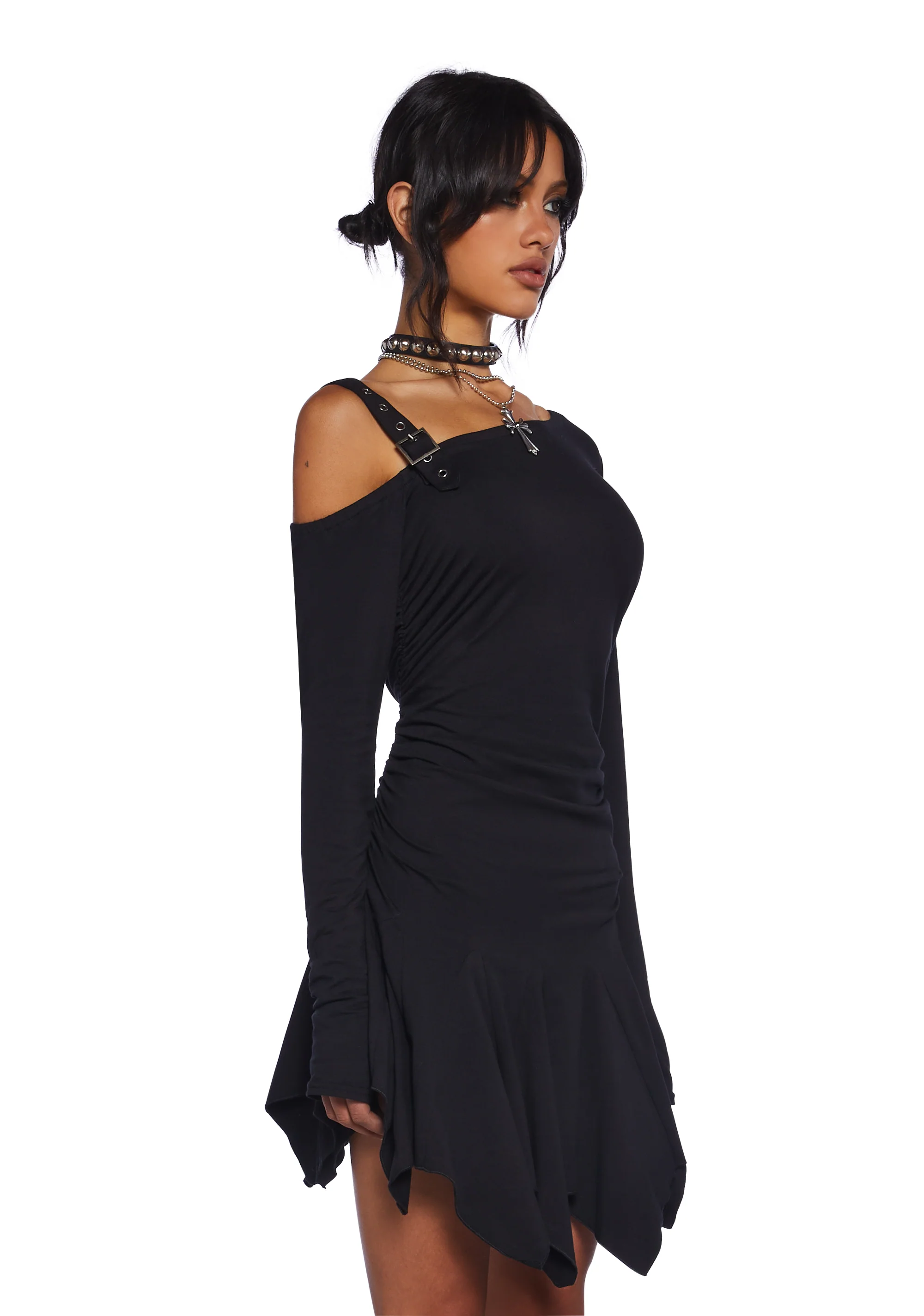 Brooding Thoughts Mini Dress - Image 3