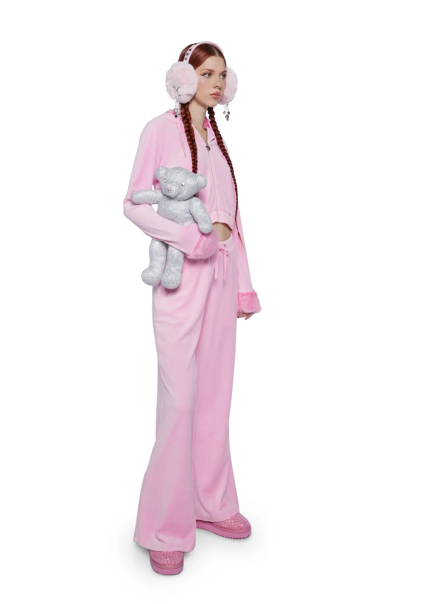 Gumdrop Crush Velour Sweatpants - Image 2