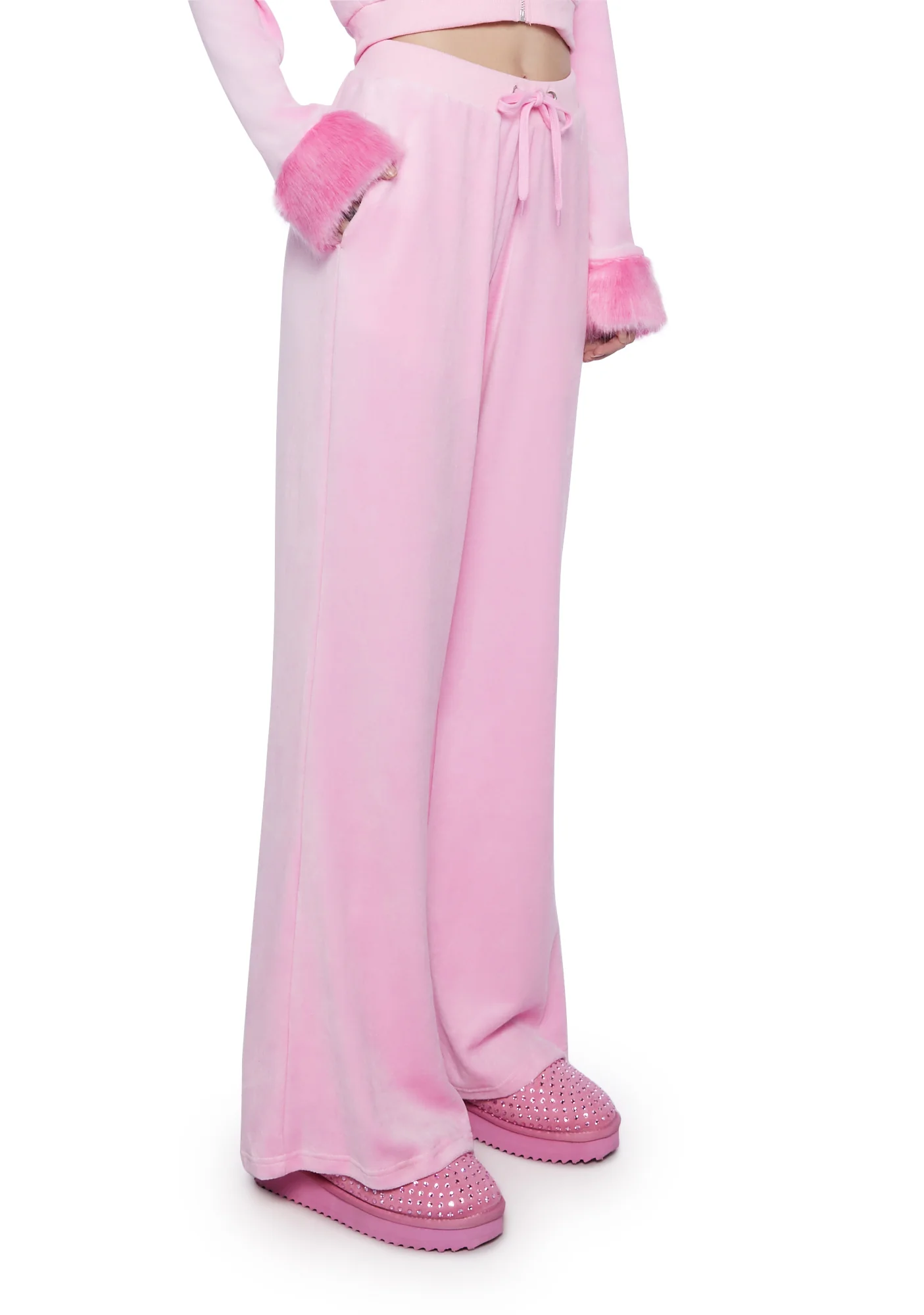 Gumdrop Crush Velour Sweatpants - Image 3
