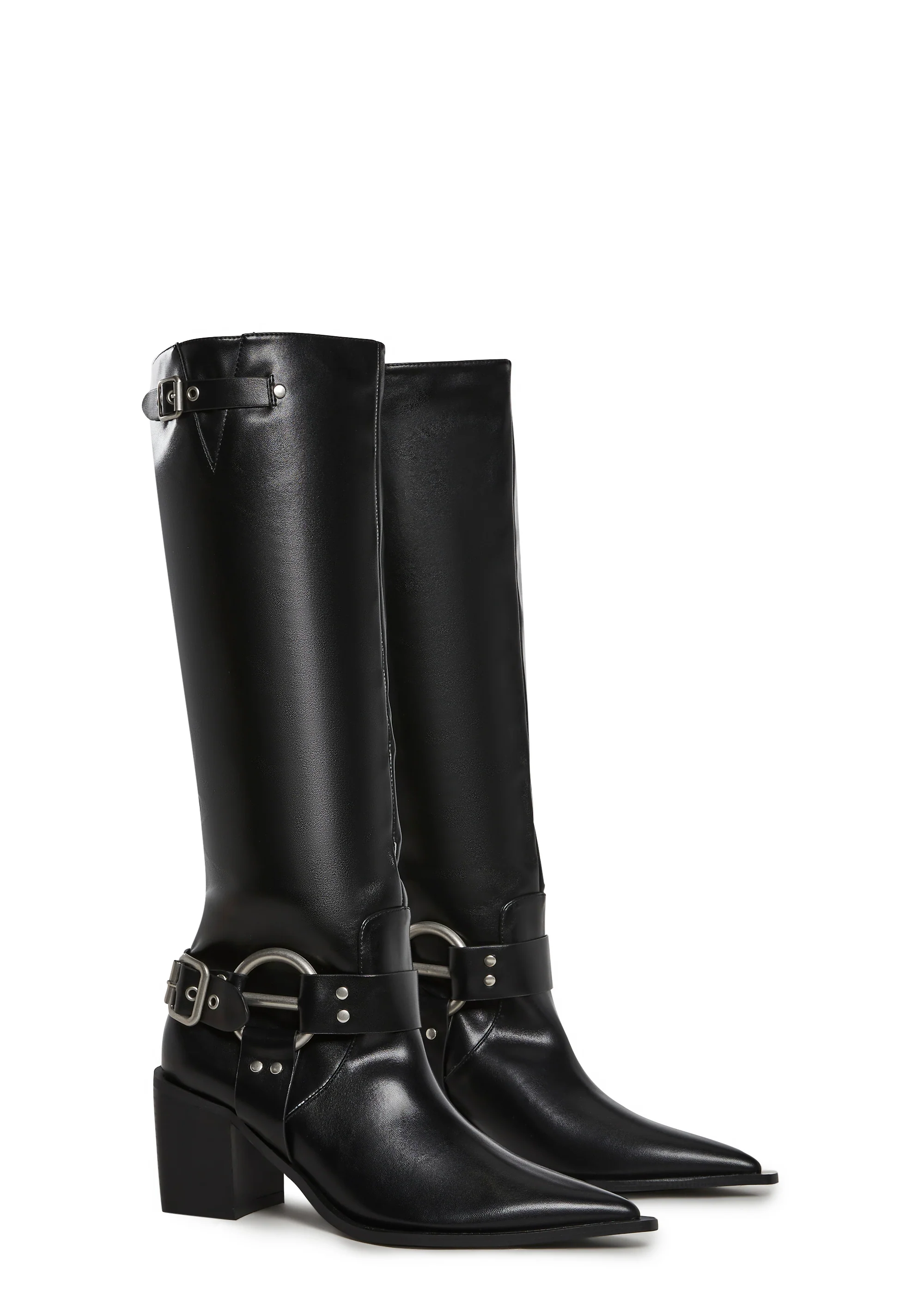 West End Buckle Boots - Black - Image 3