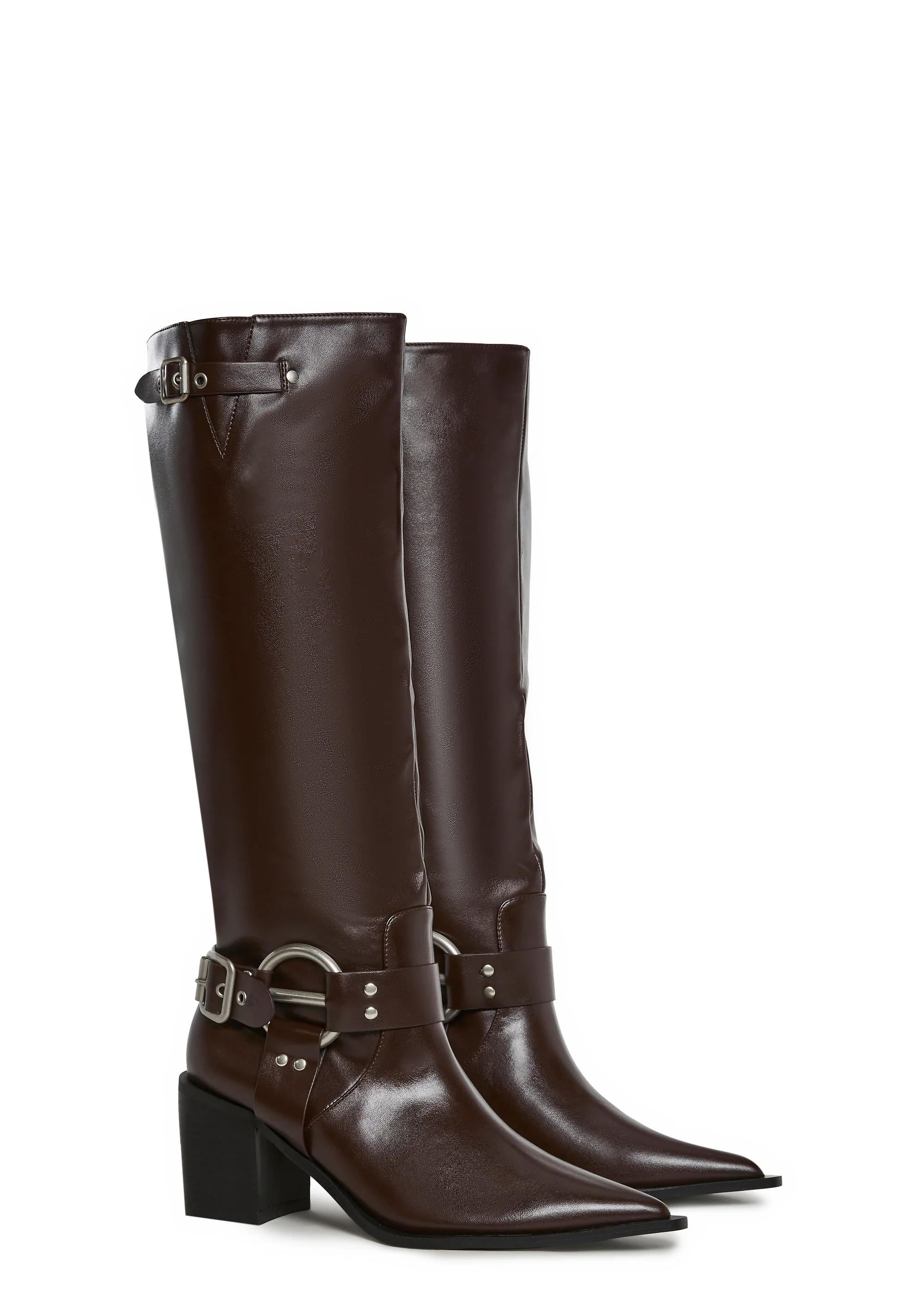 West End Buckle Boots - Brown - Image 3