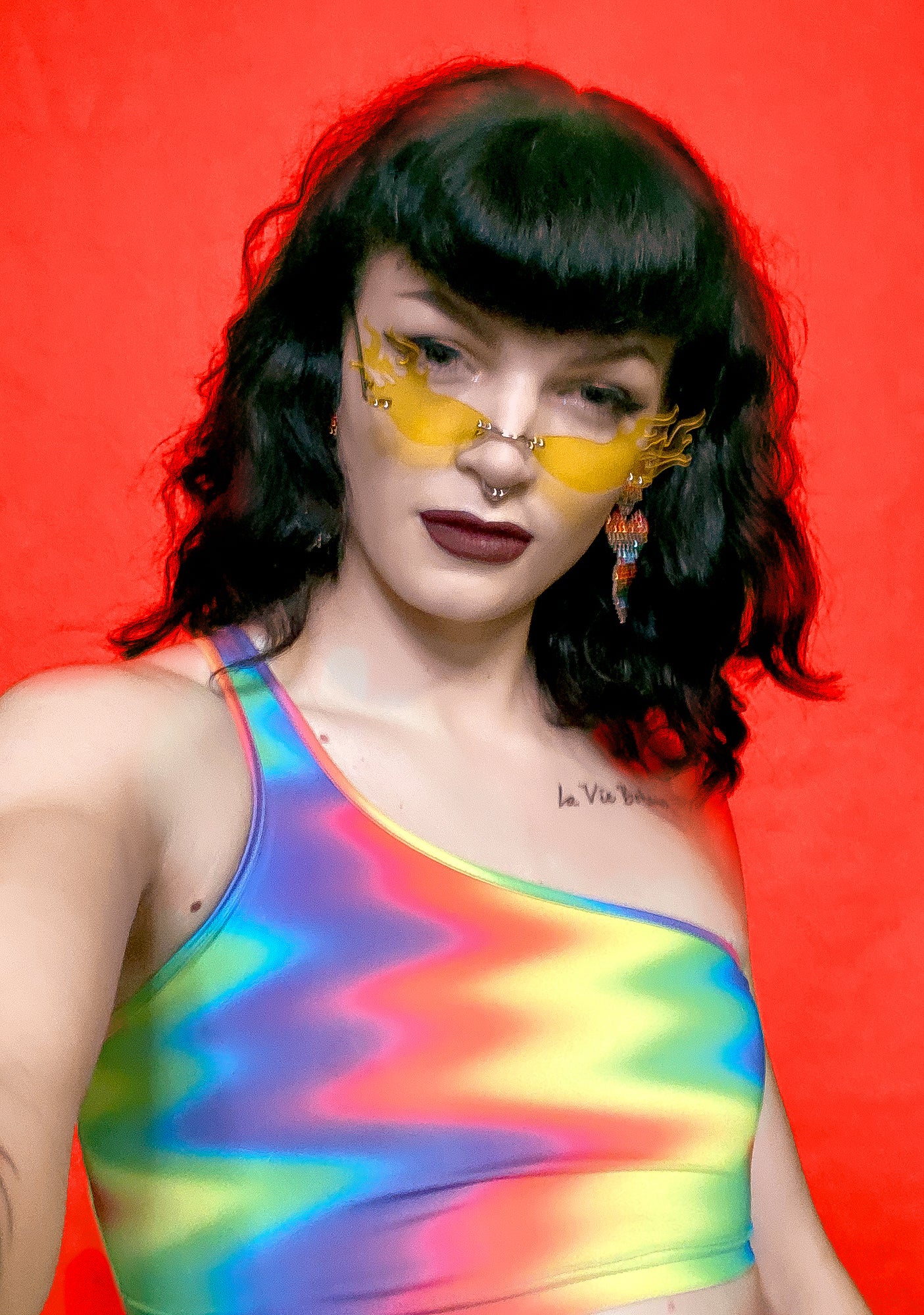 Burn Out Flame Sunglasses - Image 2