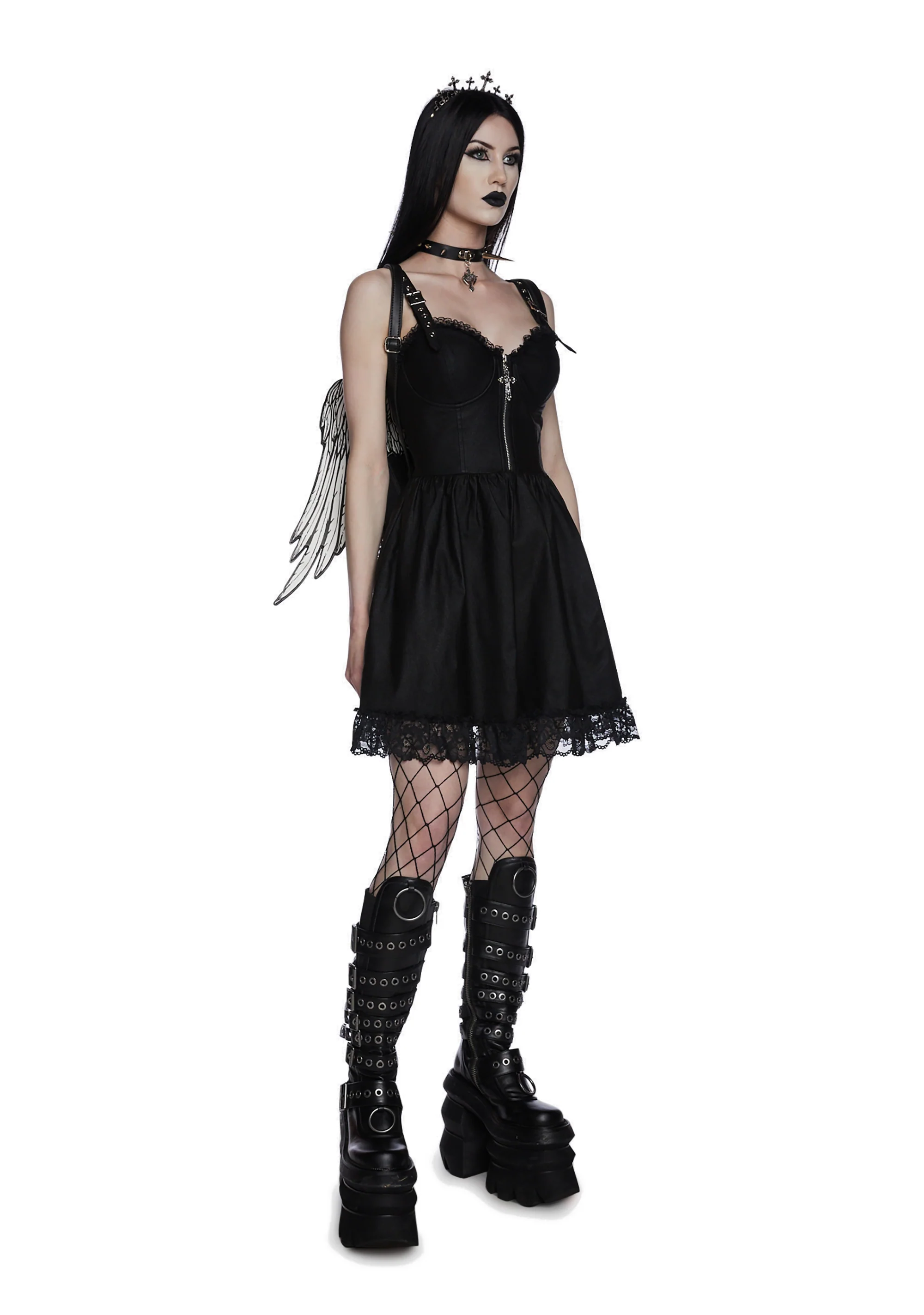 Burn The Throne Bustier Dress - Image 2