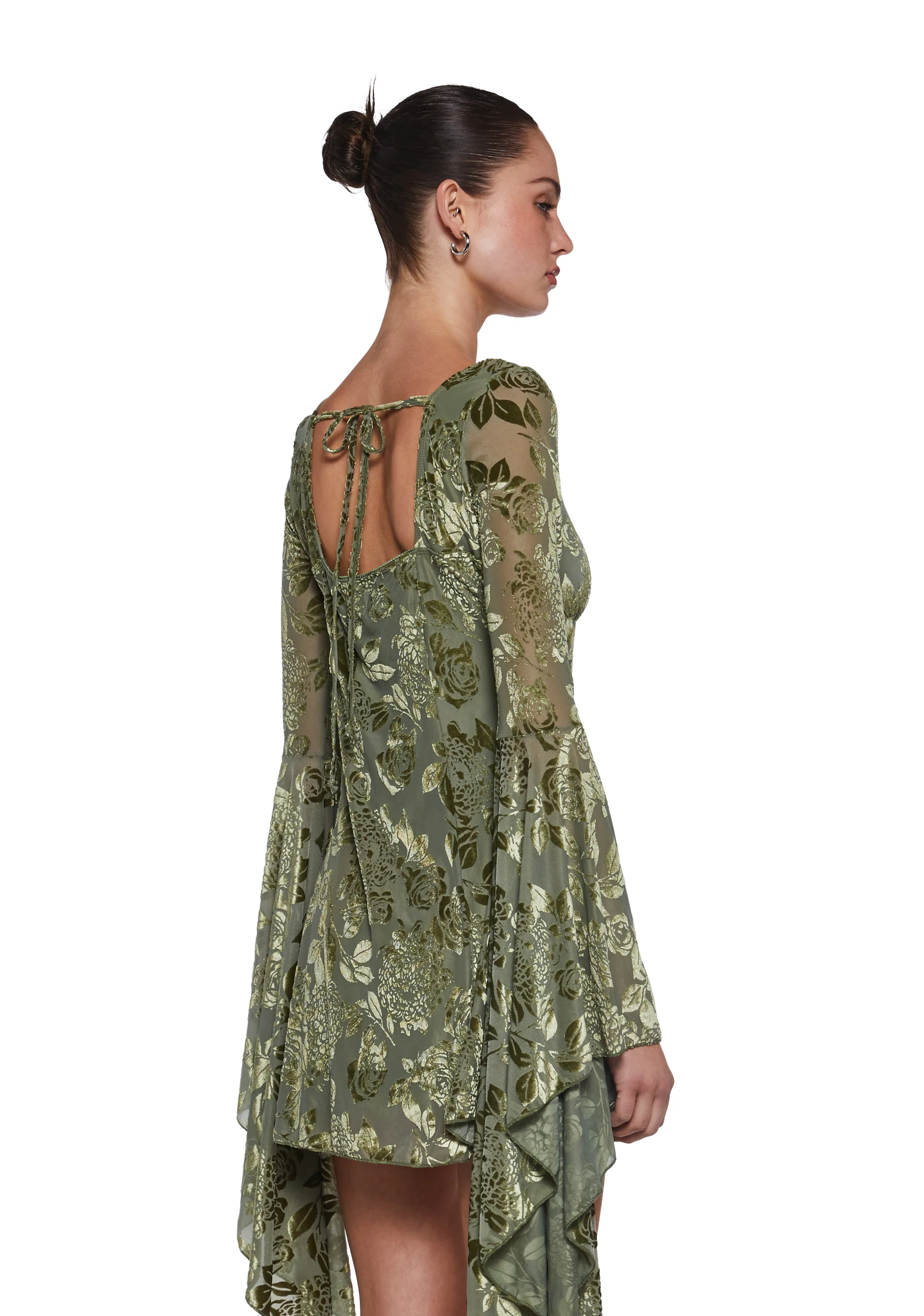 Whimsy Musings Flared Mini Dress - Image 3