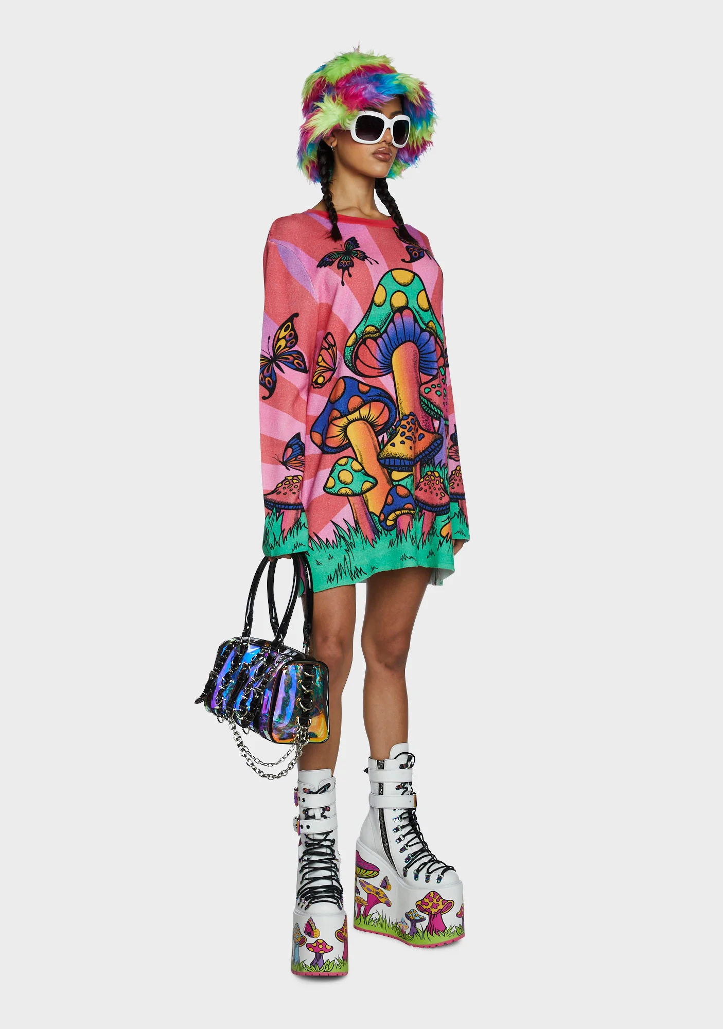 Burst Of Nature Oversized Sweatshirt - Image 3