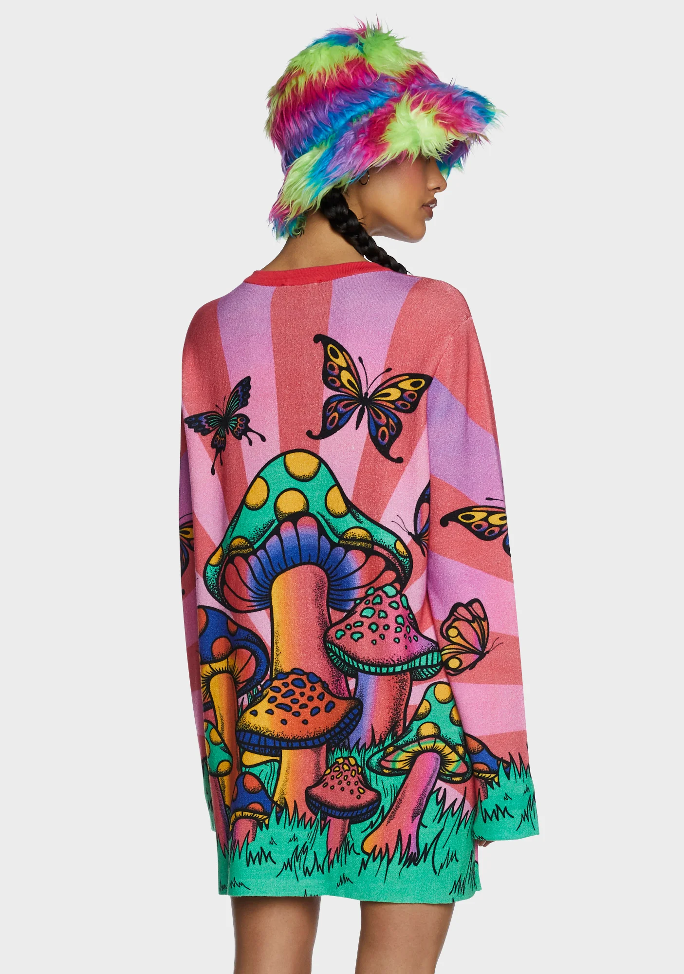 Burst Of Nature Oversized Sweatshirt - Image 4