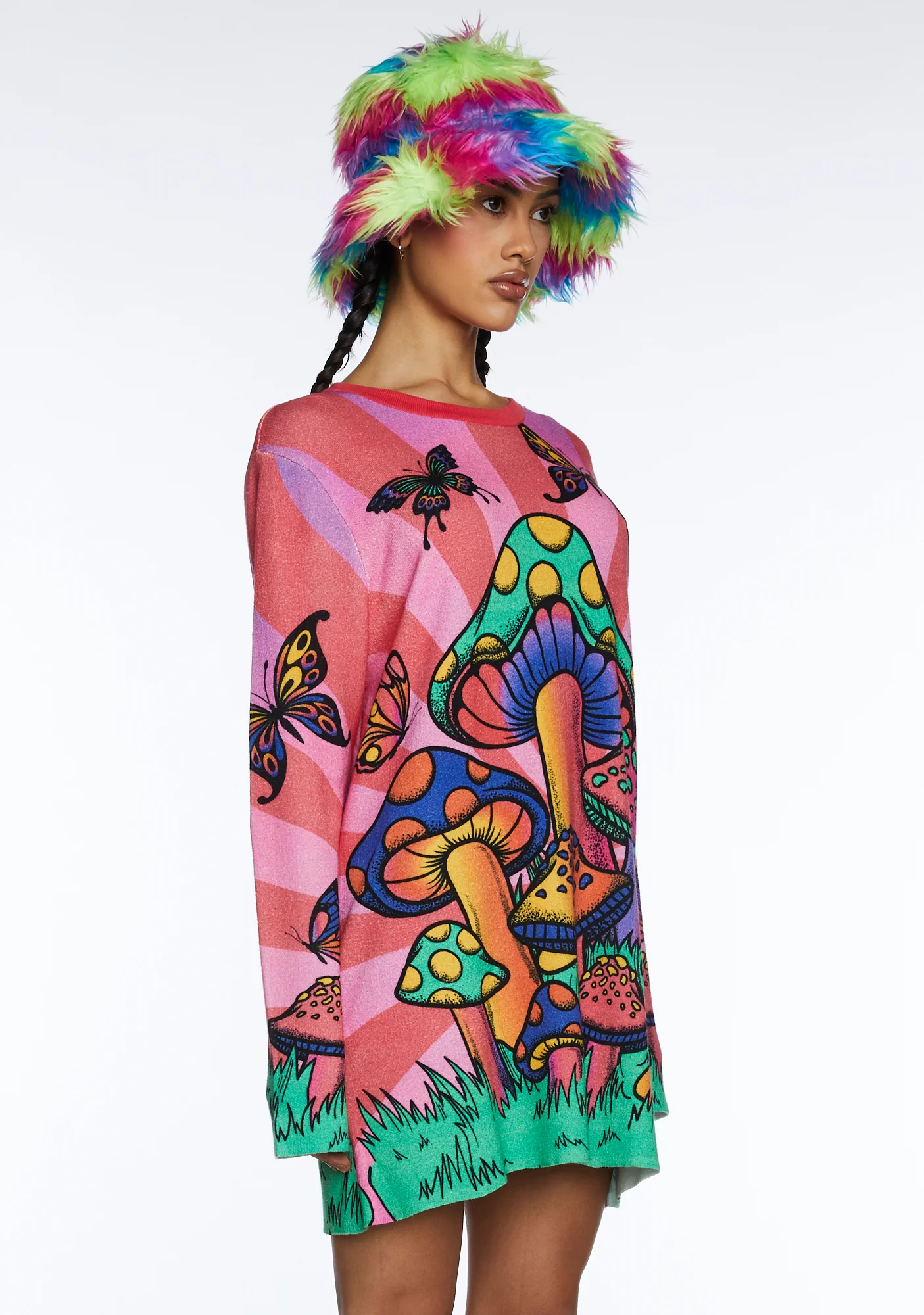 Burst Of Nature Oversized Sweatshirt - Image 5