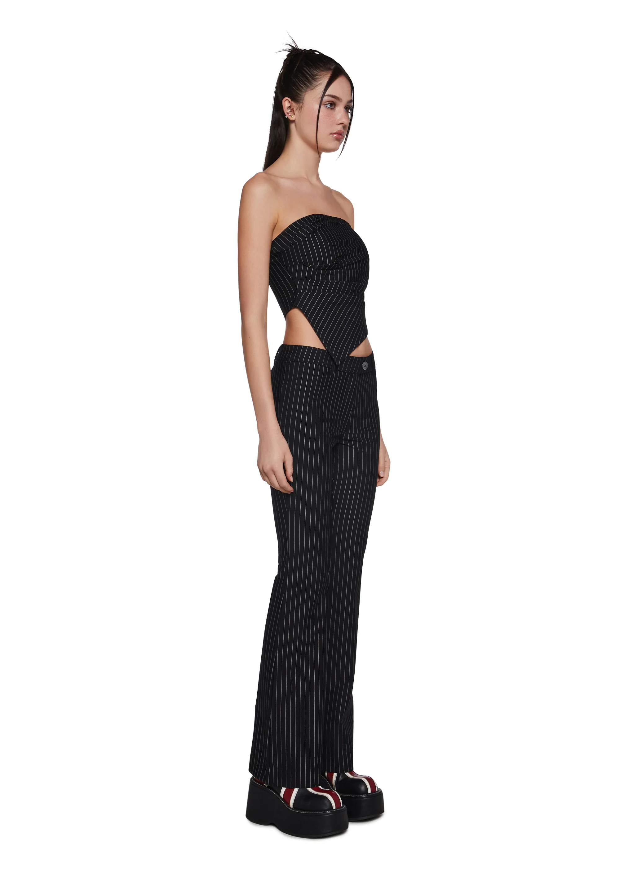 Business Last Pants Set - Black - Image 3