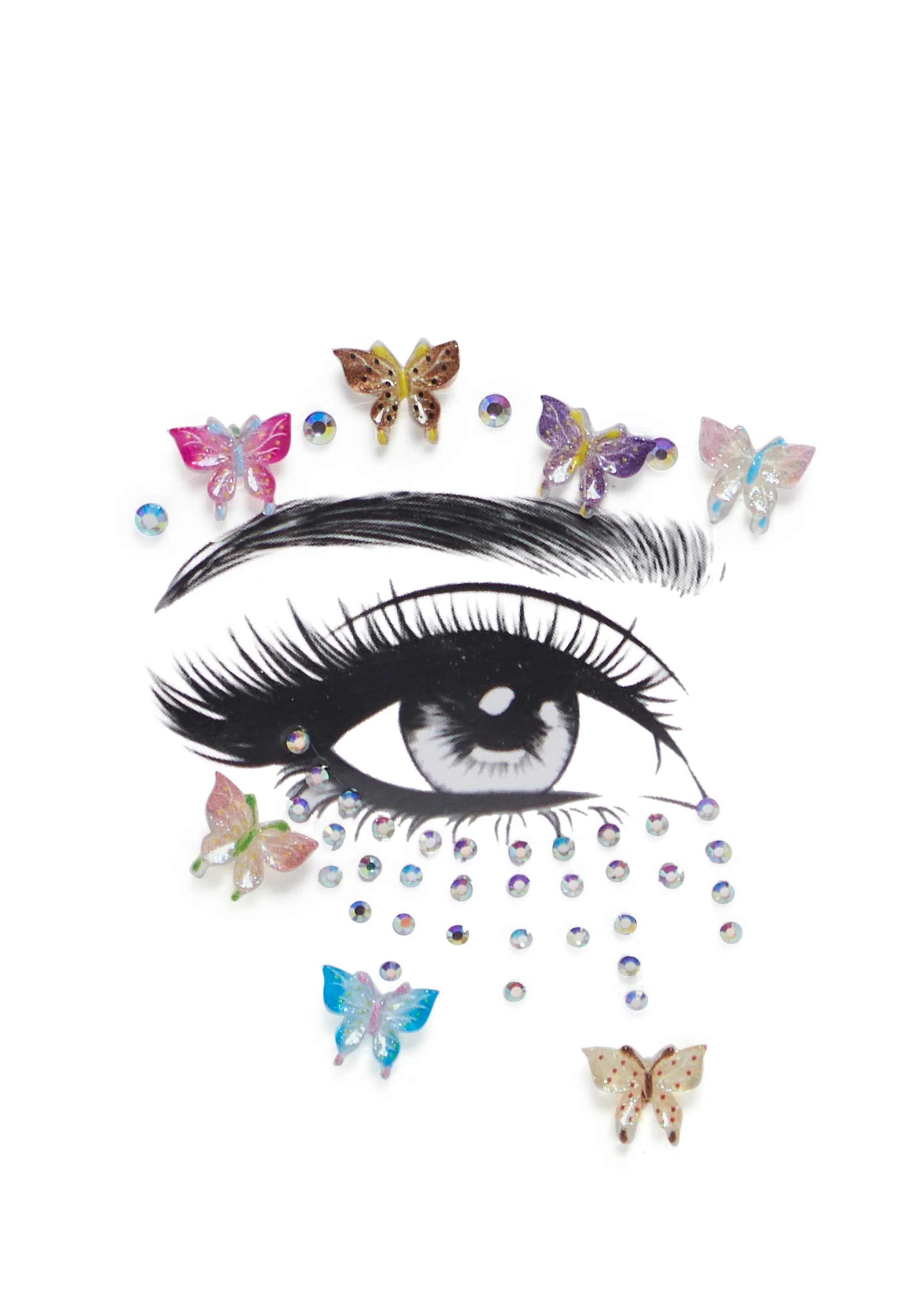 Butterfly Sparkles Face Gems - Image 2