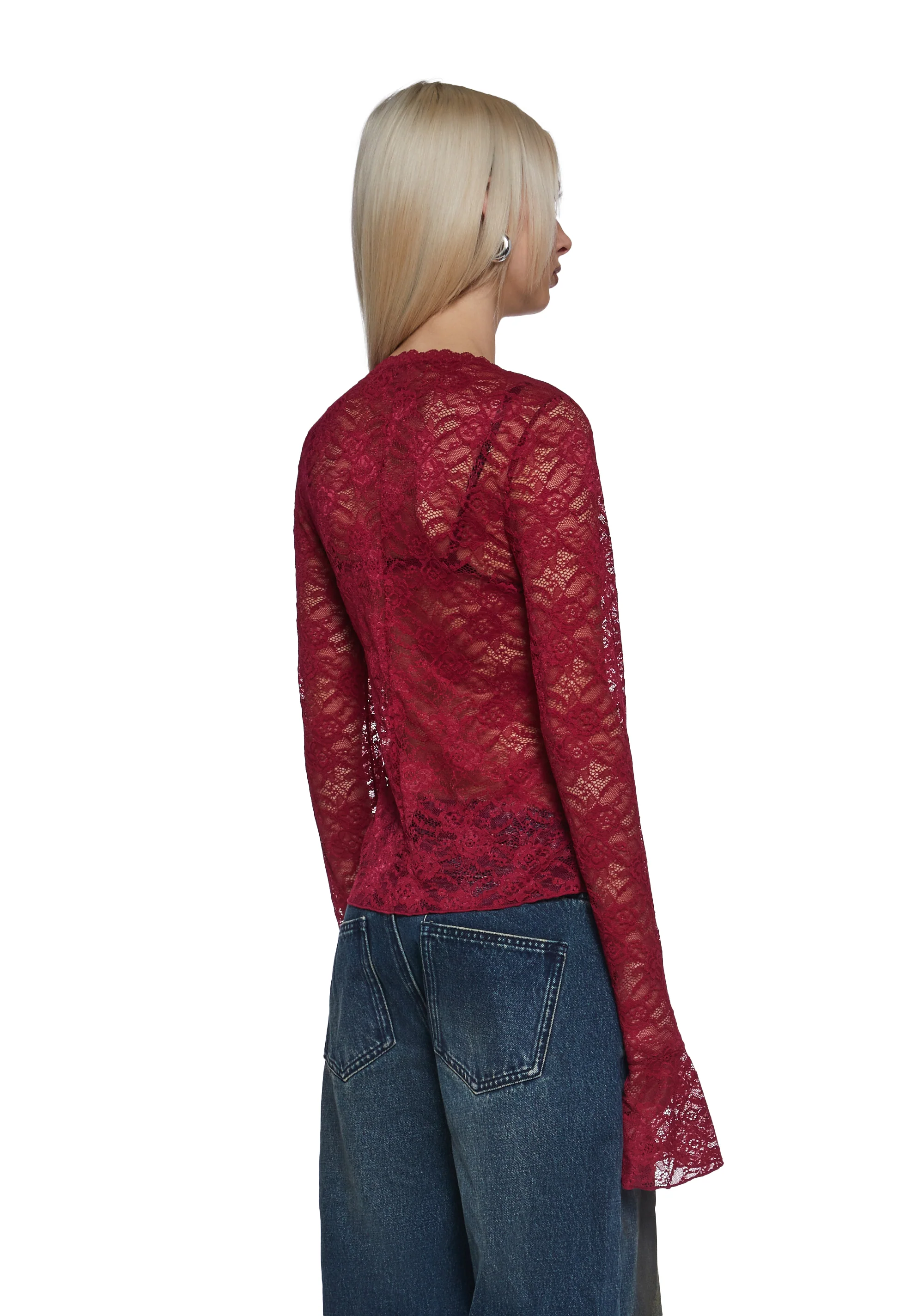Wicked Wink Lace Top - Image 4