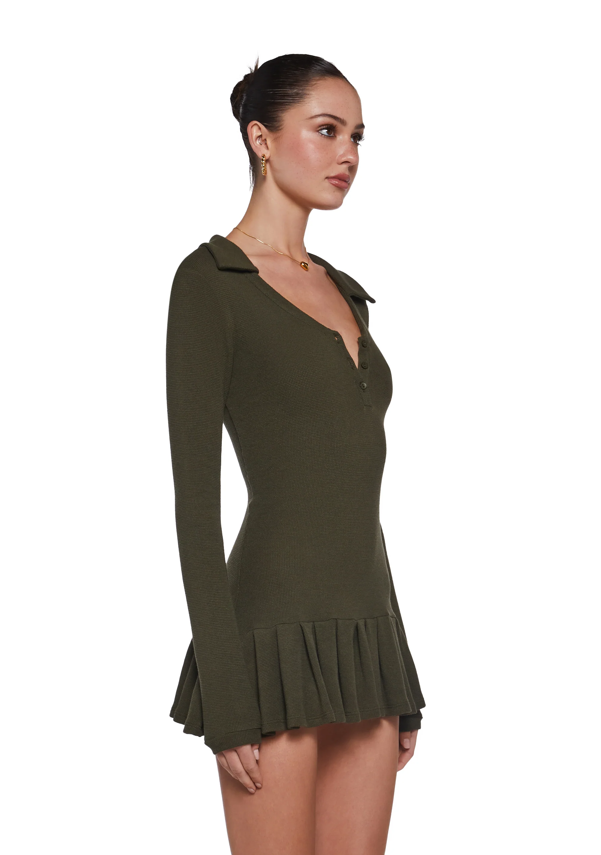 Class Dismissed Mini Dress - Green - Image 3