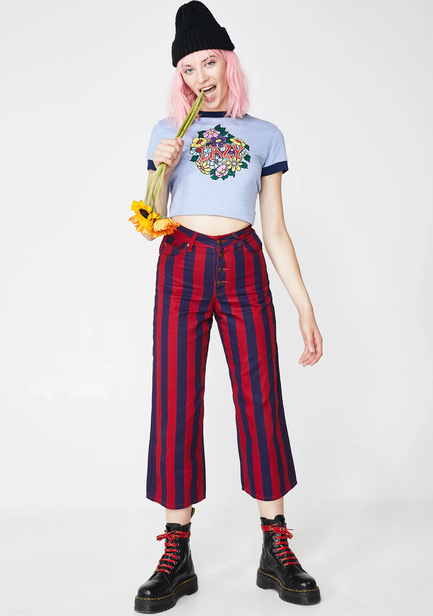 Button Up Wide Leg Pants - Image 3