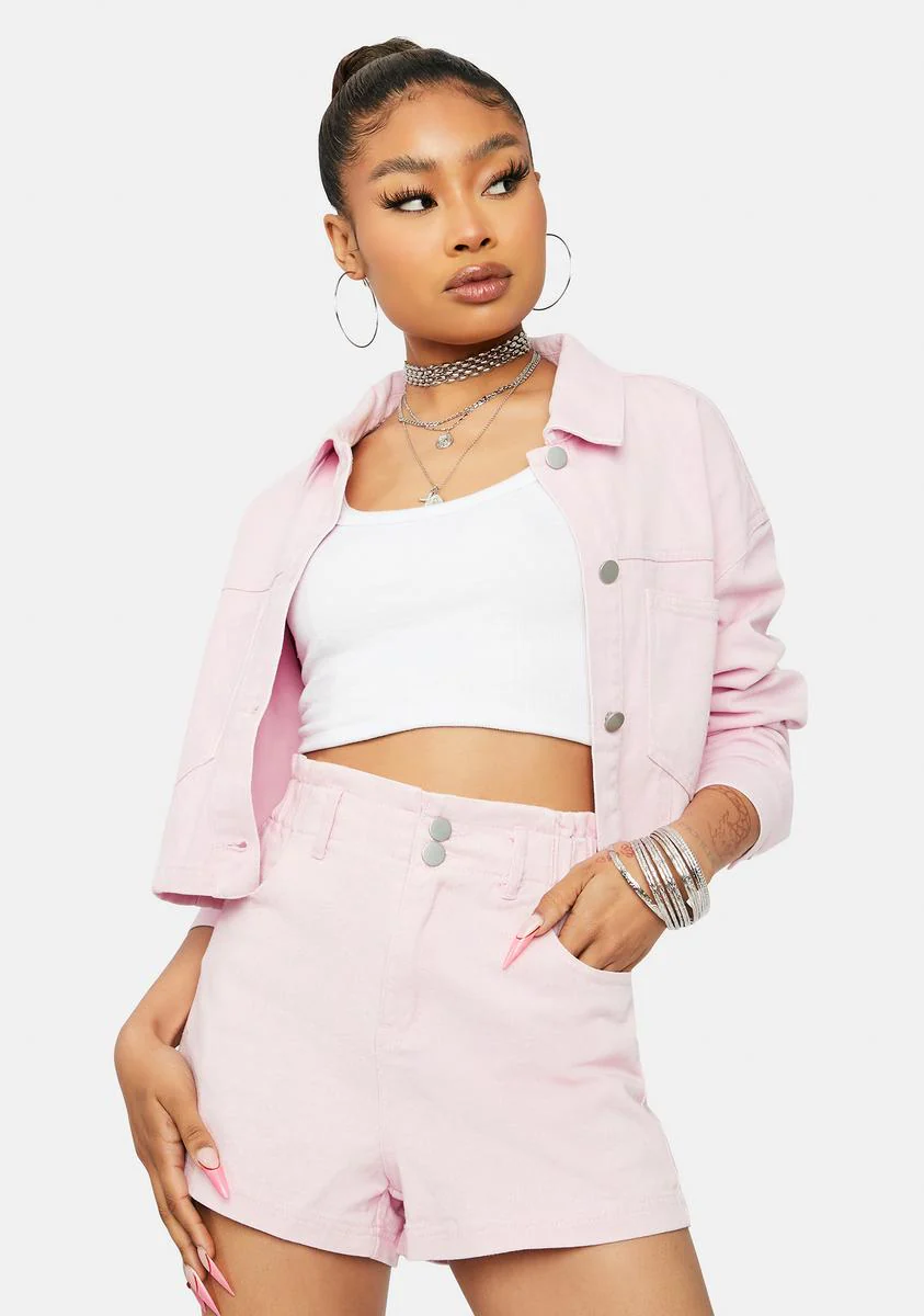 Buy Me Candy Denim Shorts - Image 2