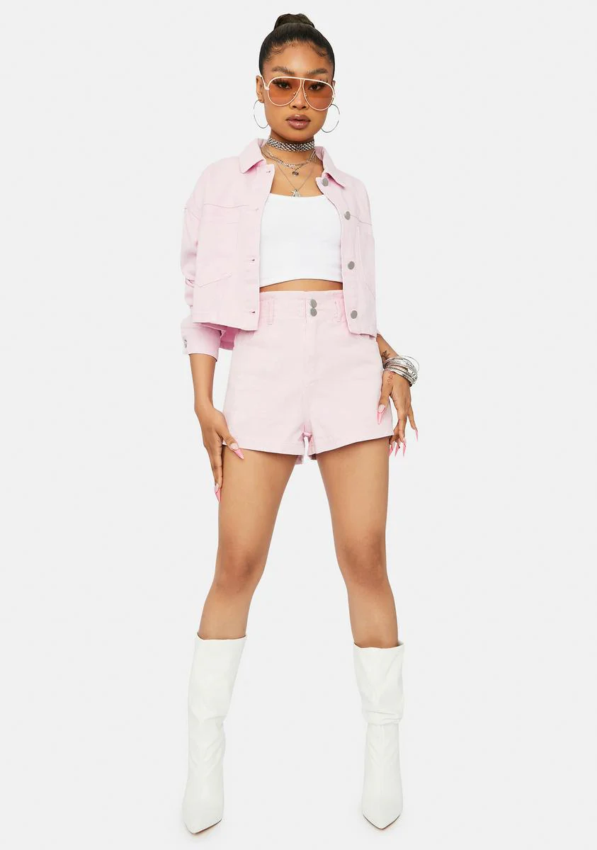 Buy Me Candy Denim Shorts - Image 3