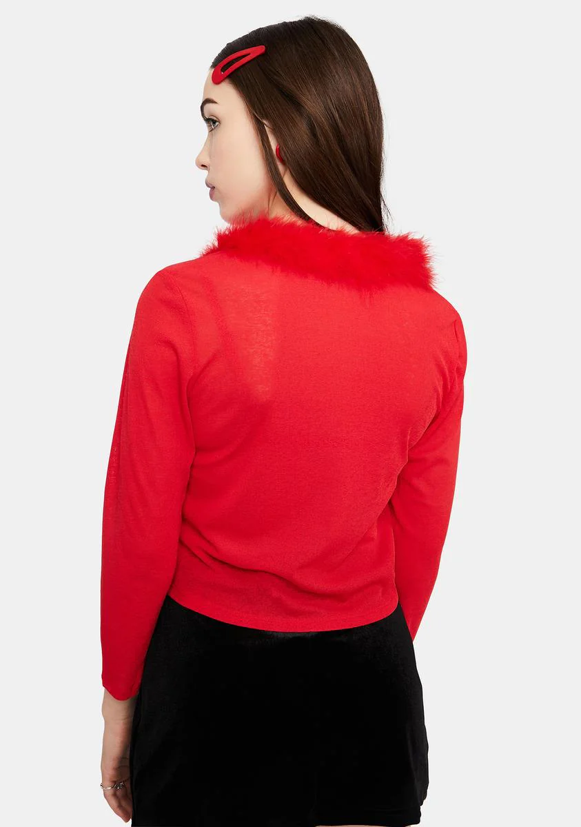 By The Fire Tie Front Cardigan - Image 4