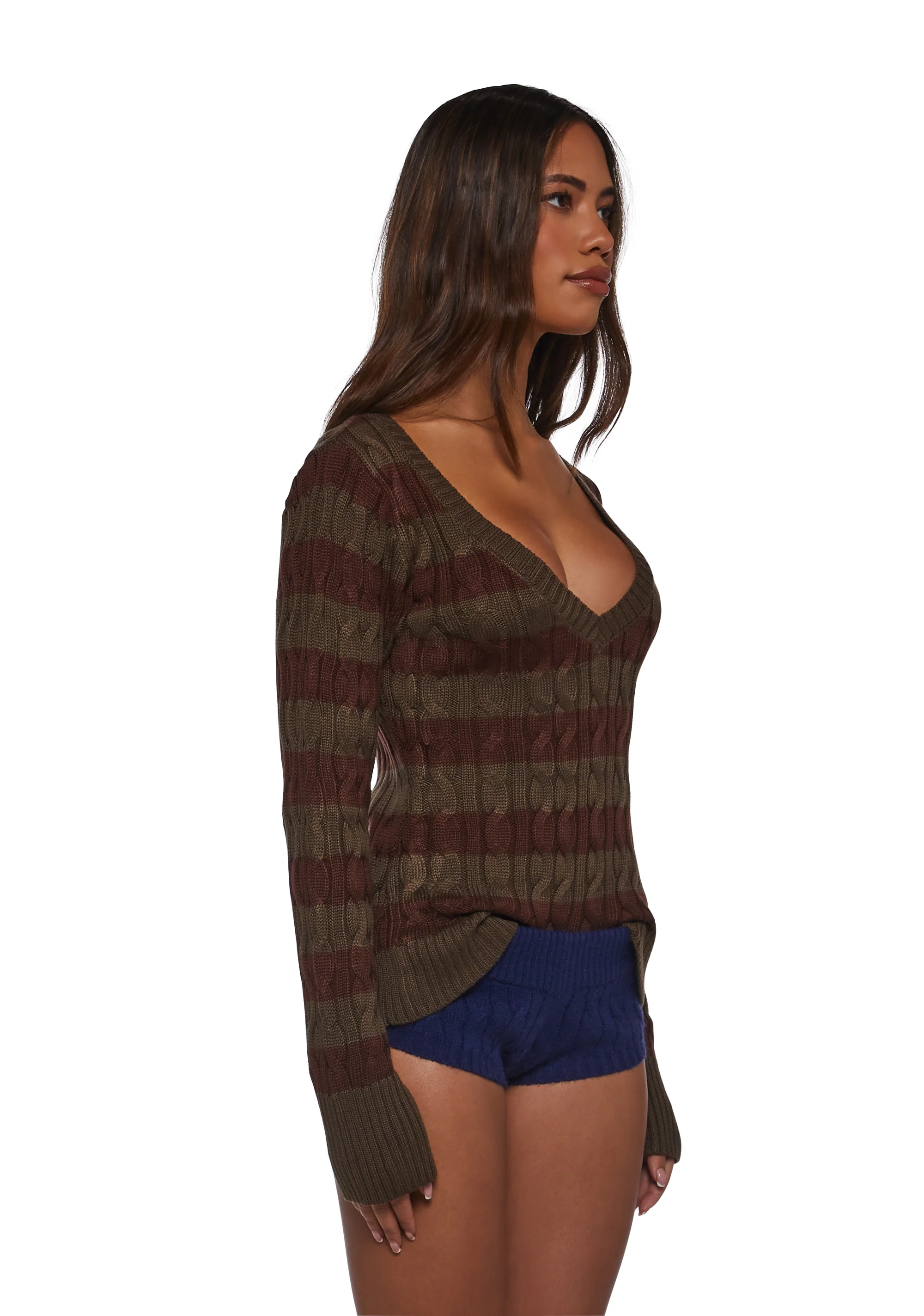 Mull It Over Striped Sweater - Image 3
