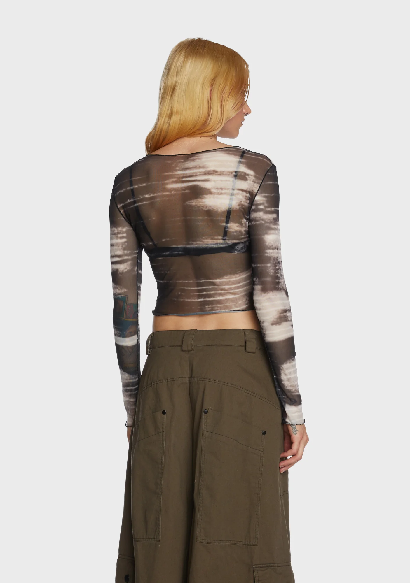 Cafe Lounge Mesh Top - Image 5