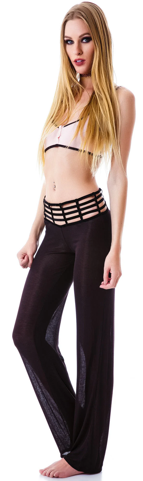 Caged Bird Pants - Black - Image 2