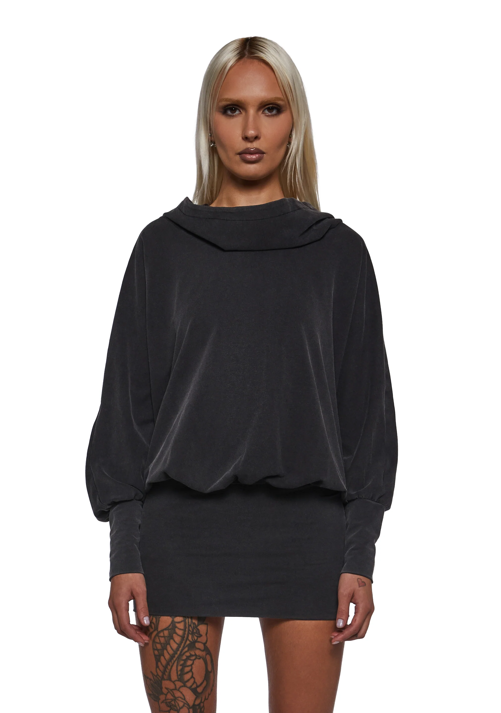 Ego Cowl Banded Mini Dress - Image 6