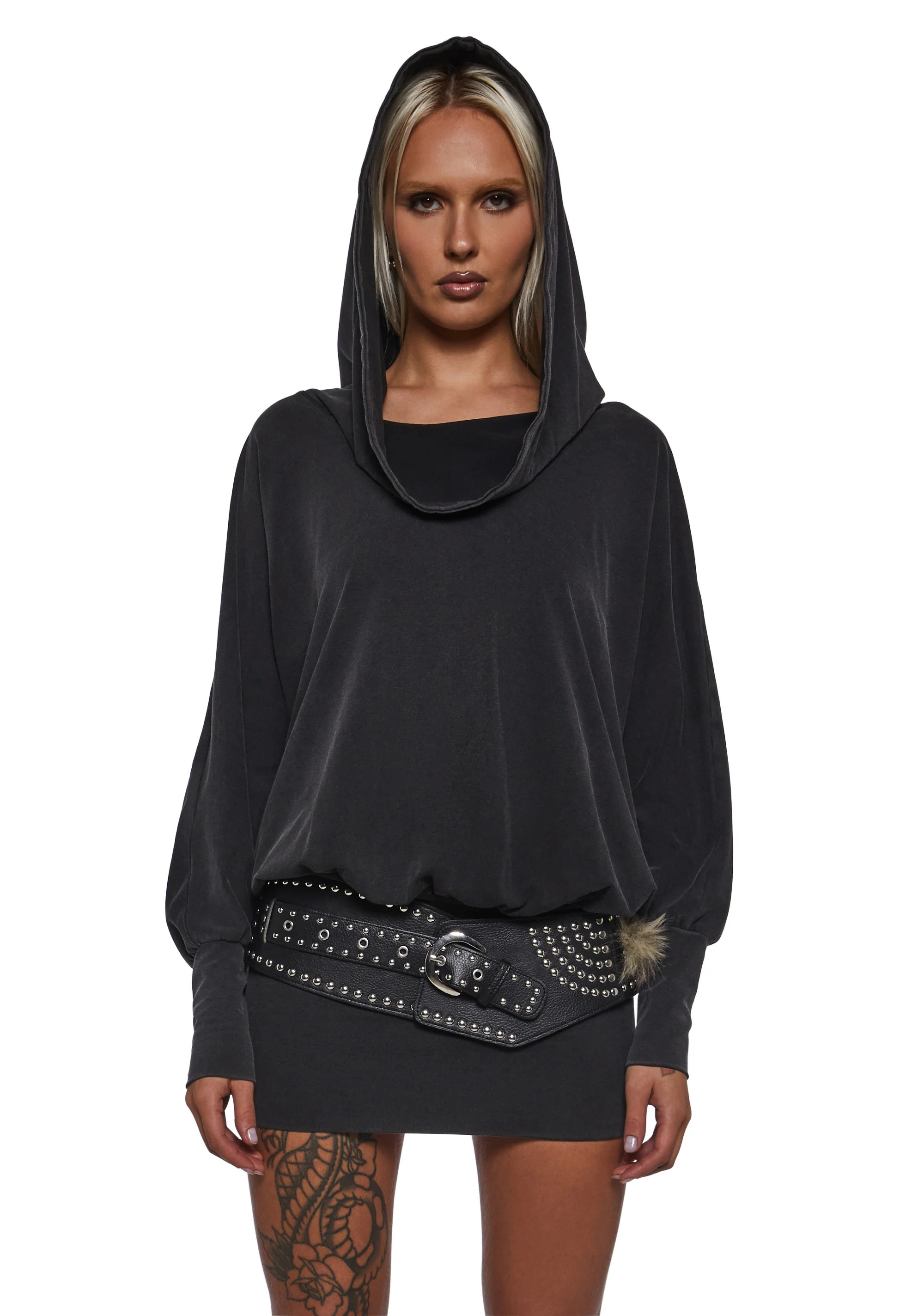 Ego Cowl Banded Mini Dress - Image 7