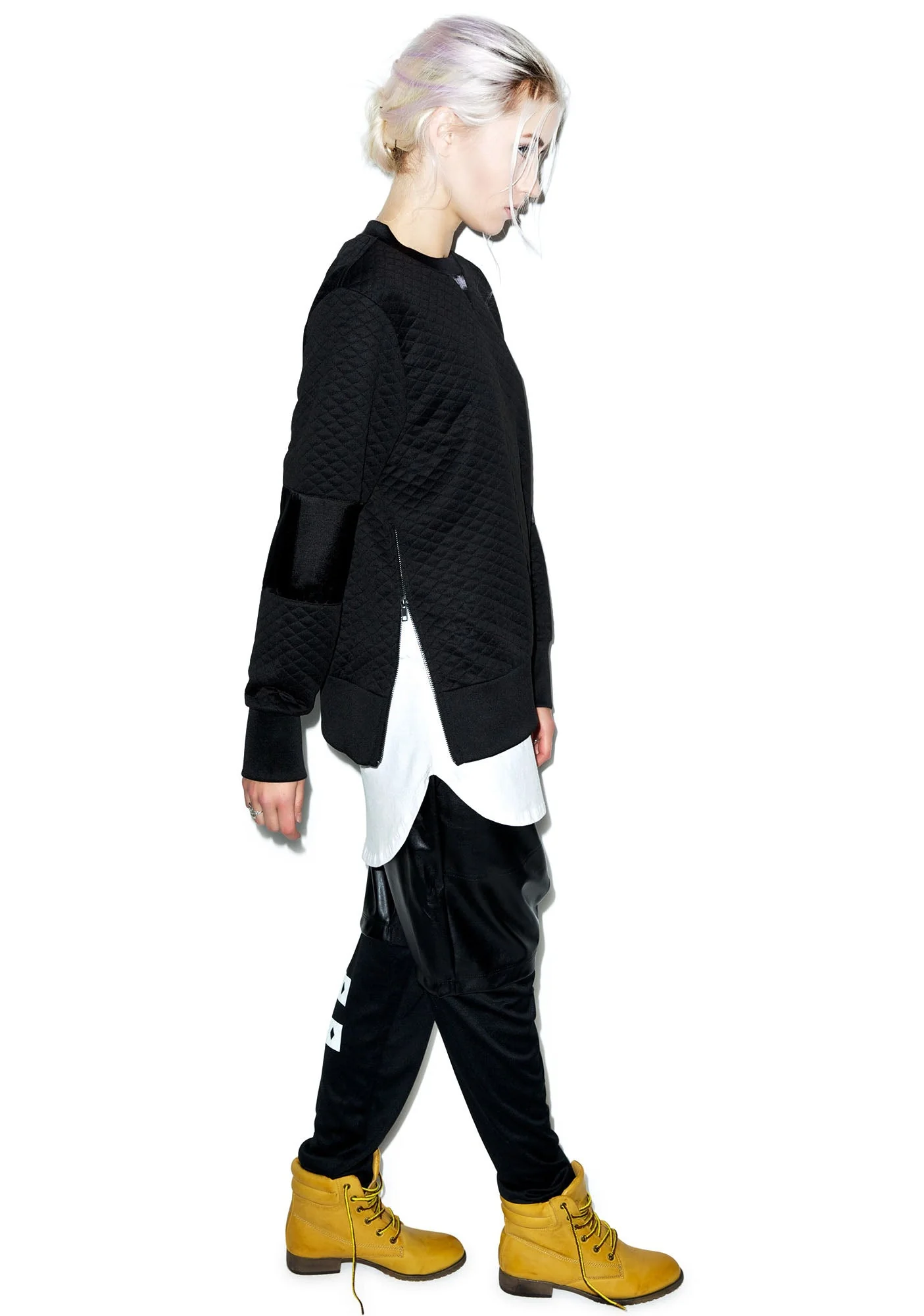 Call Me Quilted Pullover - Off White - Image 10