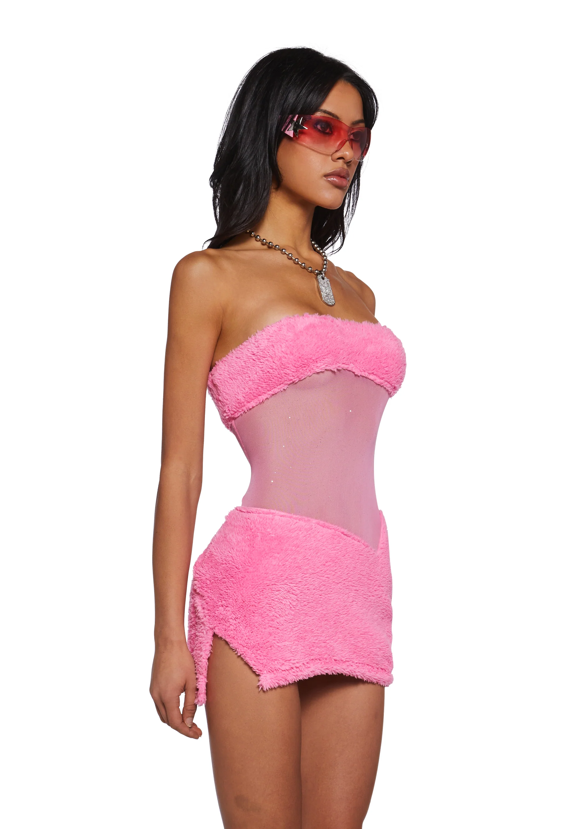 Call My Bluff Mini Dress - Pink - Image 3