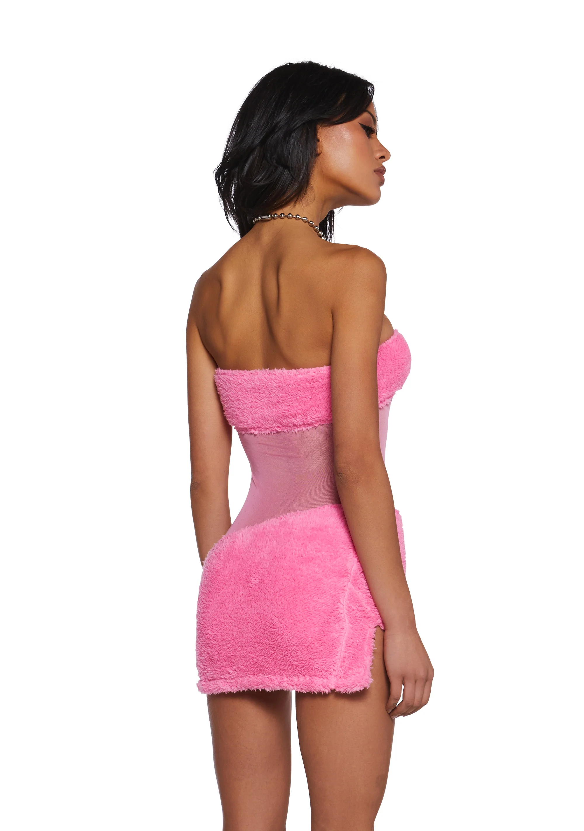 Call My Bluff Mini Dress - Pink - Image 4