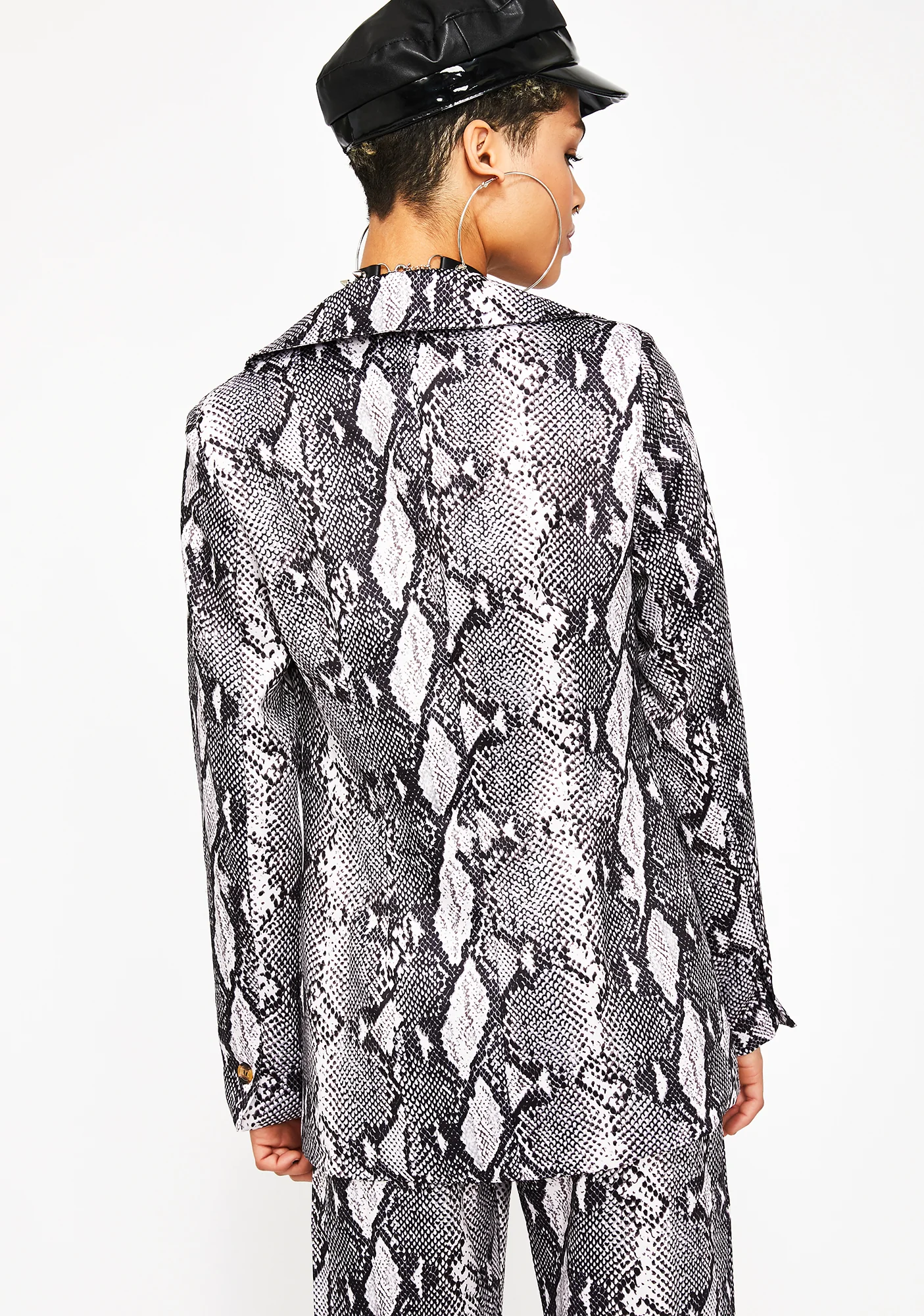 Call Of Cobra Snake Print Blazer - Image 4