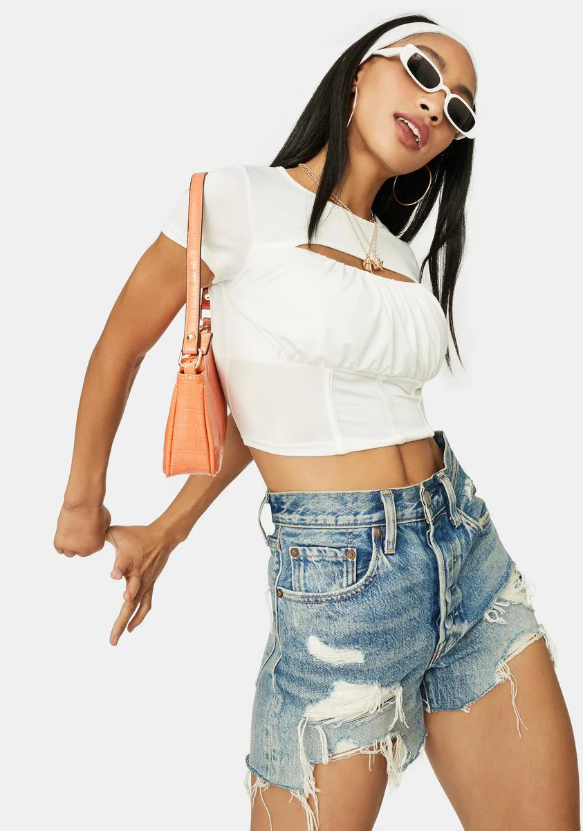 Call Ya Later Corset Bra Crop Top - Image 2