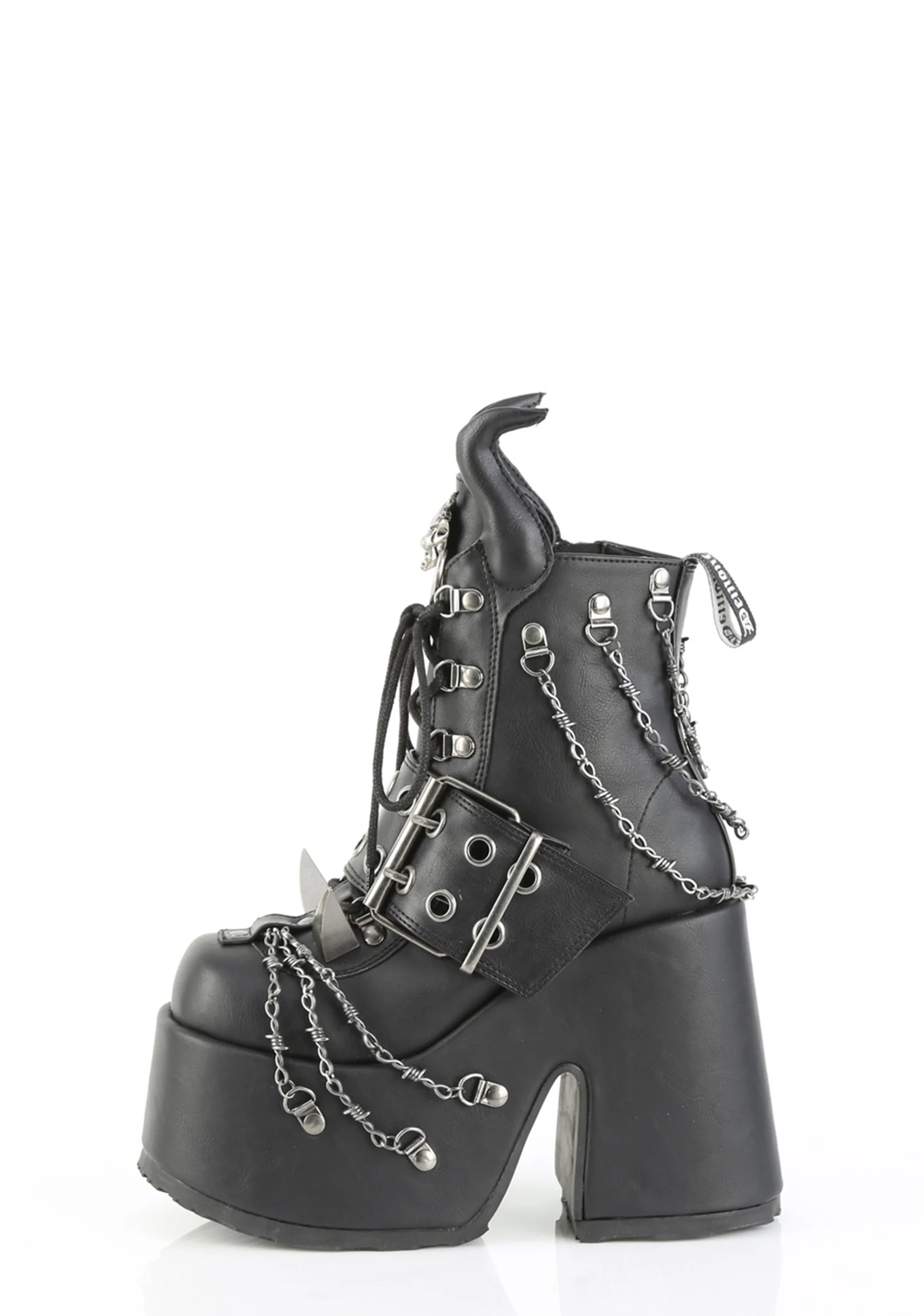 Camel-64 Platform Ankle Boots - Image 2