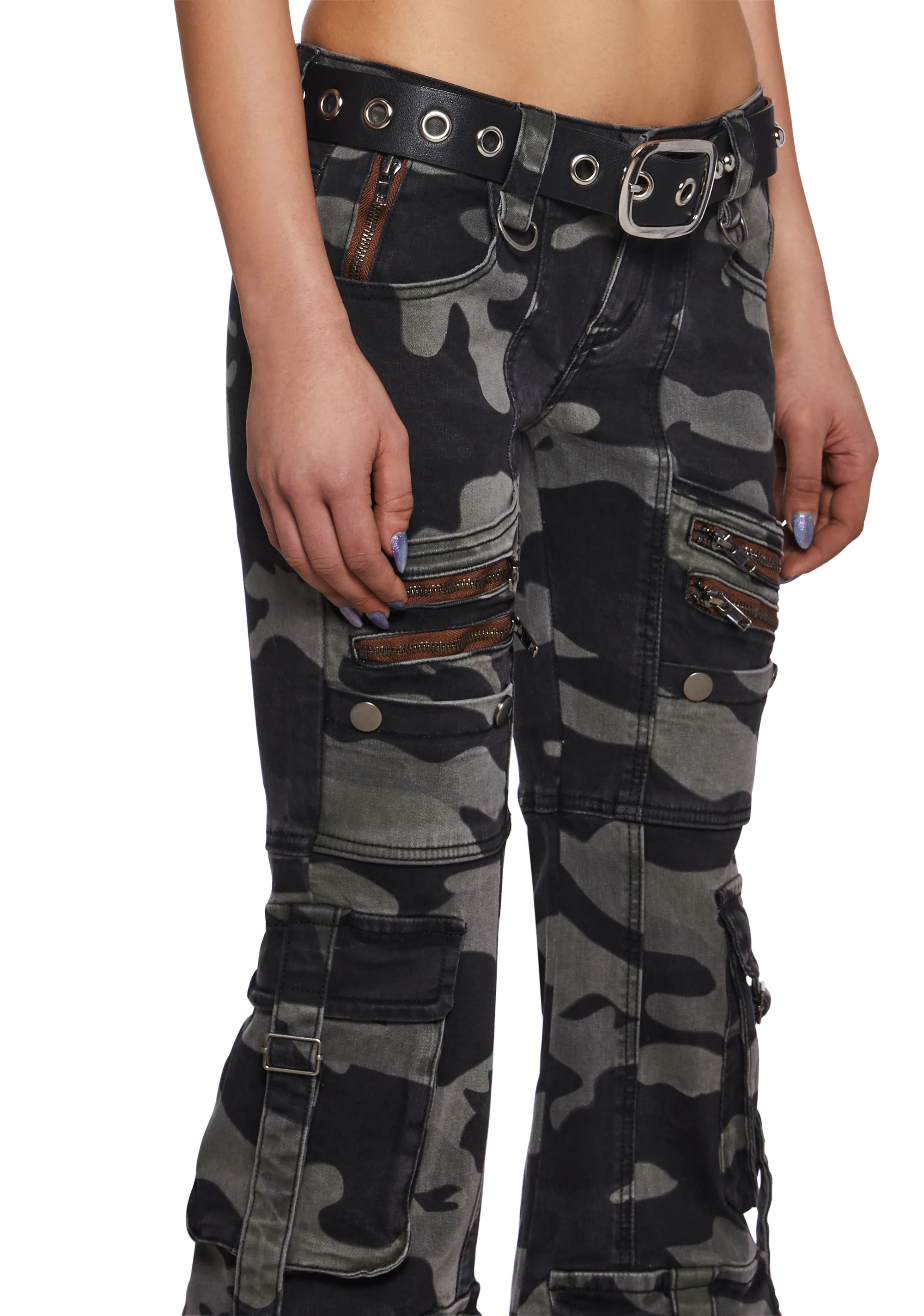 Aurora Cargo Jeans - Camo - Image 5